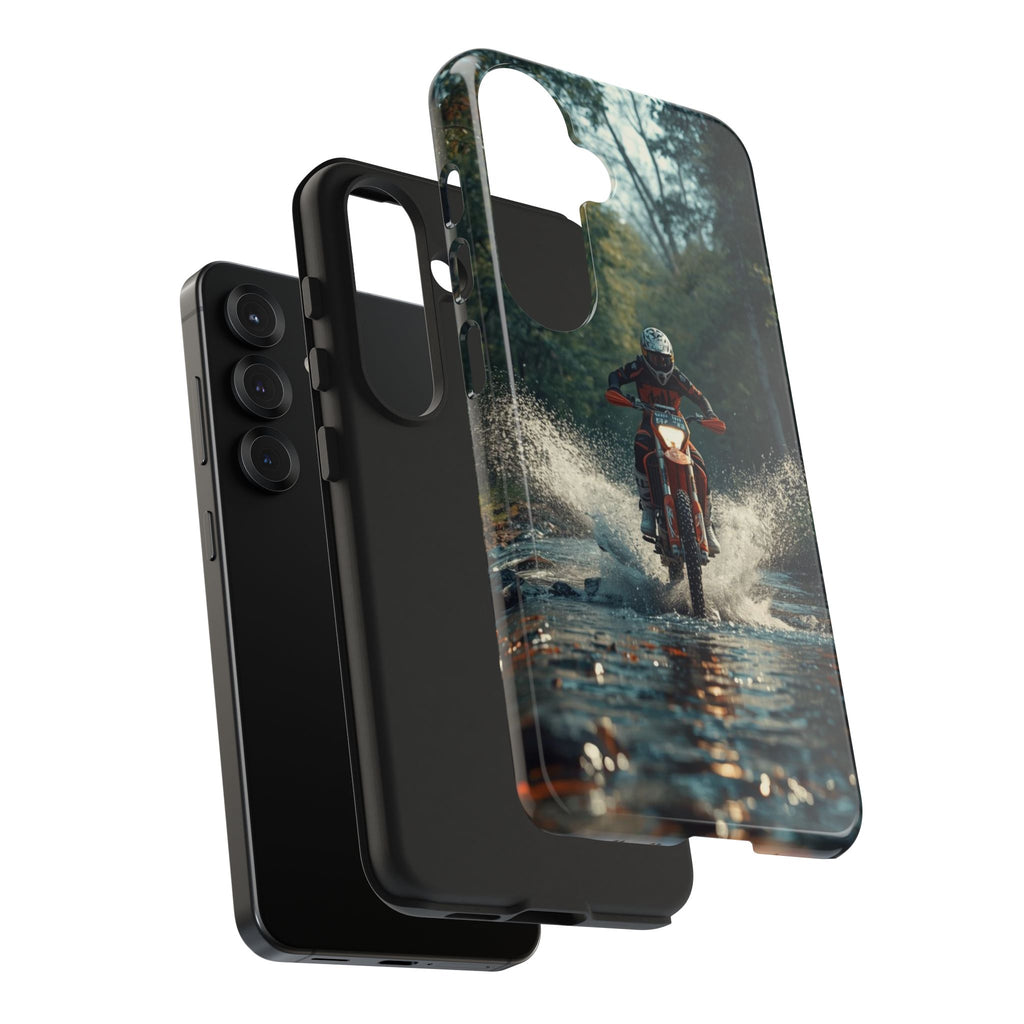 Motorcycle Adventure Tough Phone Case — Rider Splash Protection