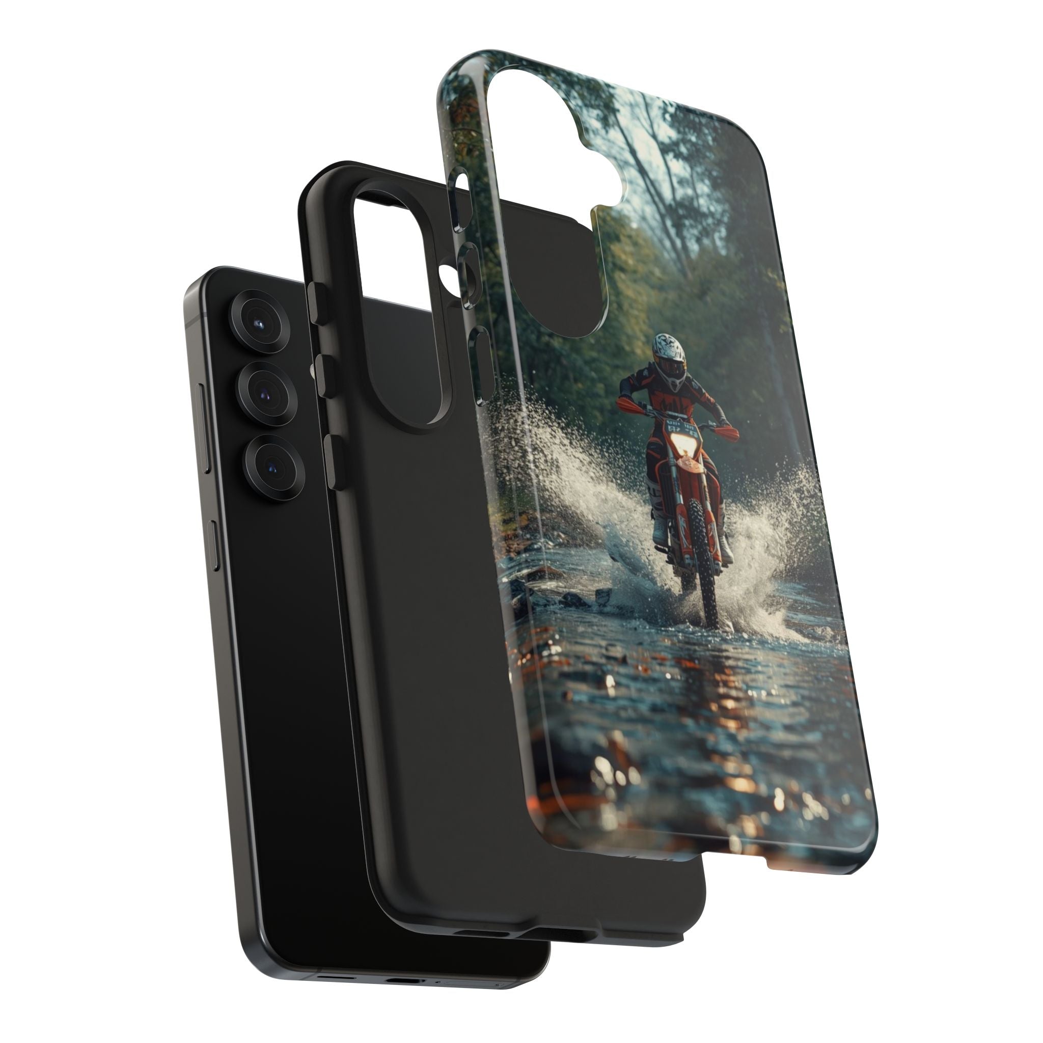 Motorcycle Adventure Tough Phone Case — Rider Splash Protection