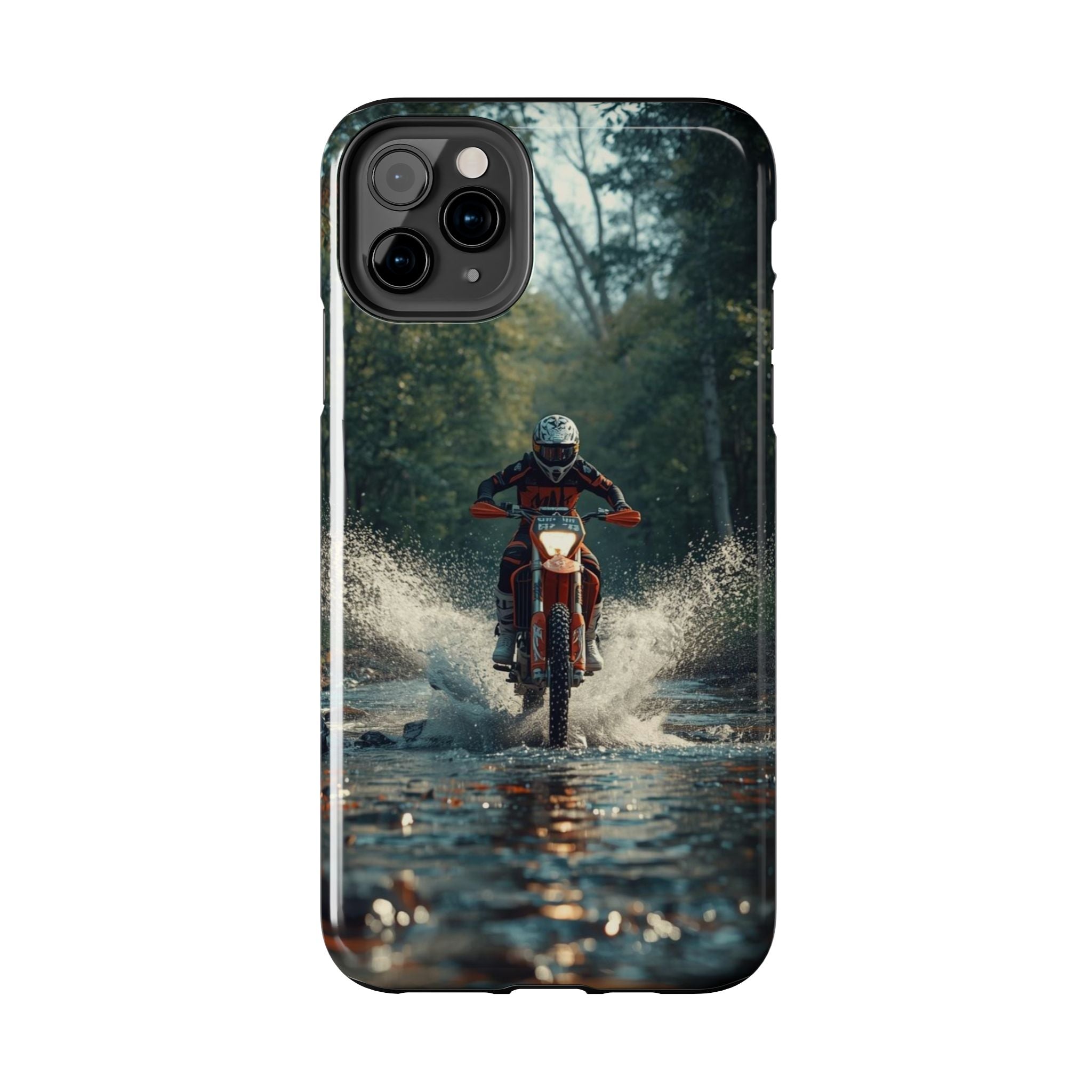 Motorcycle Adventure Tough Phone Case — Rider Splash Protection