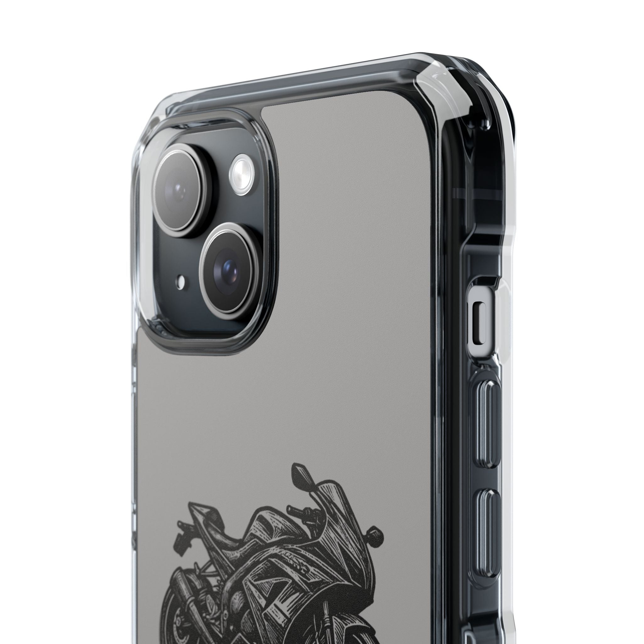 Suzuki Linocut Phone Case — Clear Magnetic Impact Case