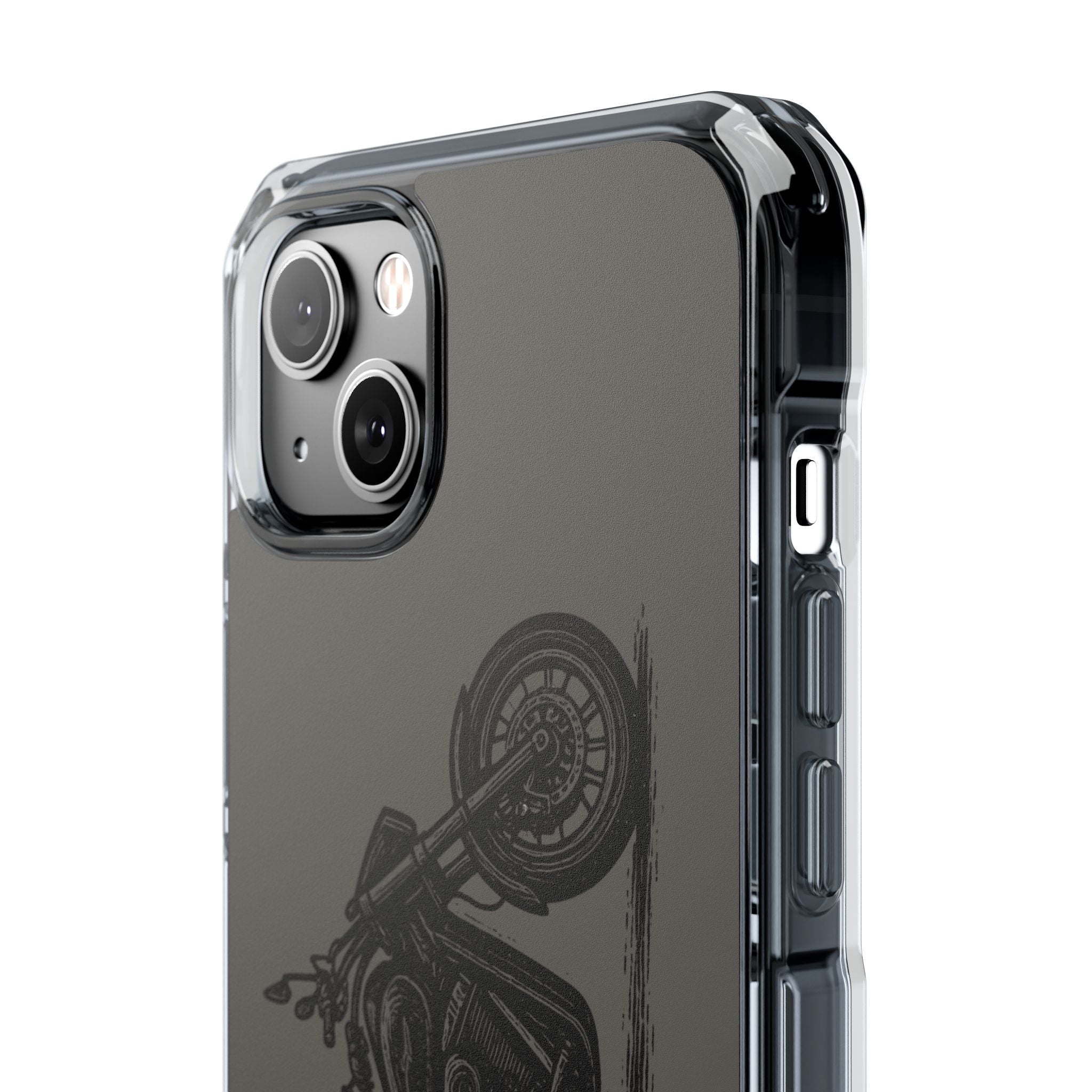 Harley Linocut Phone Case — Clear Magnetic Impact Case