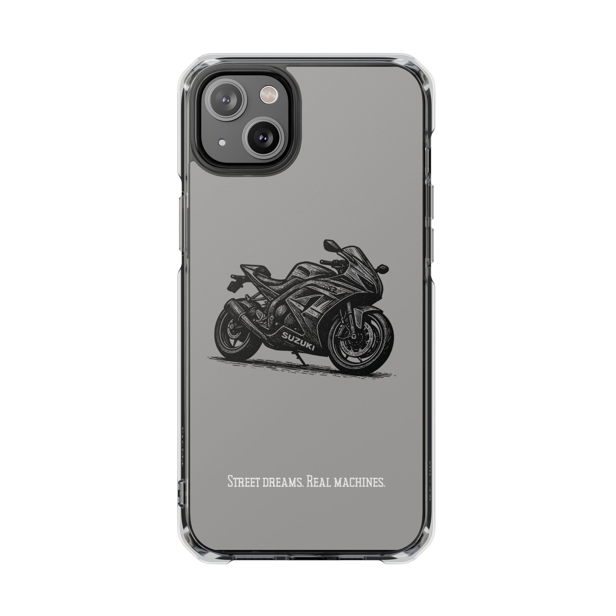 Suzuki Linocut Phone Case — Clear Magnetic Impact Case
