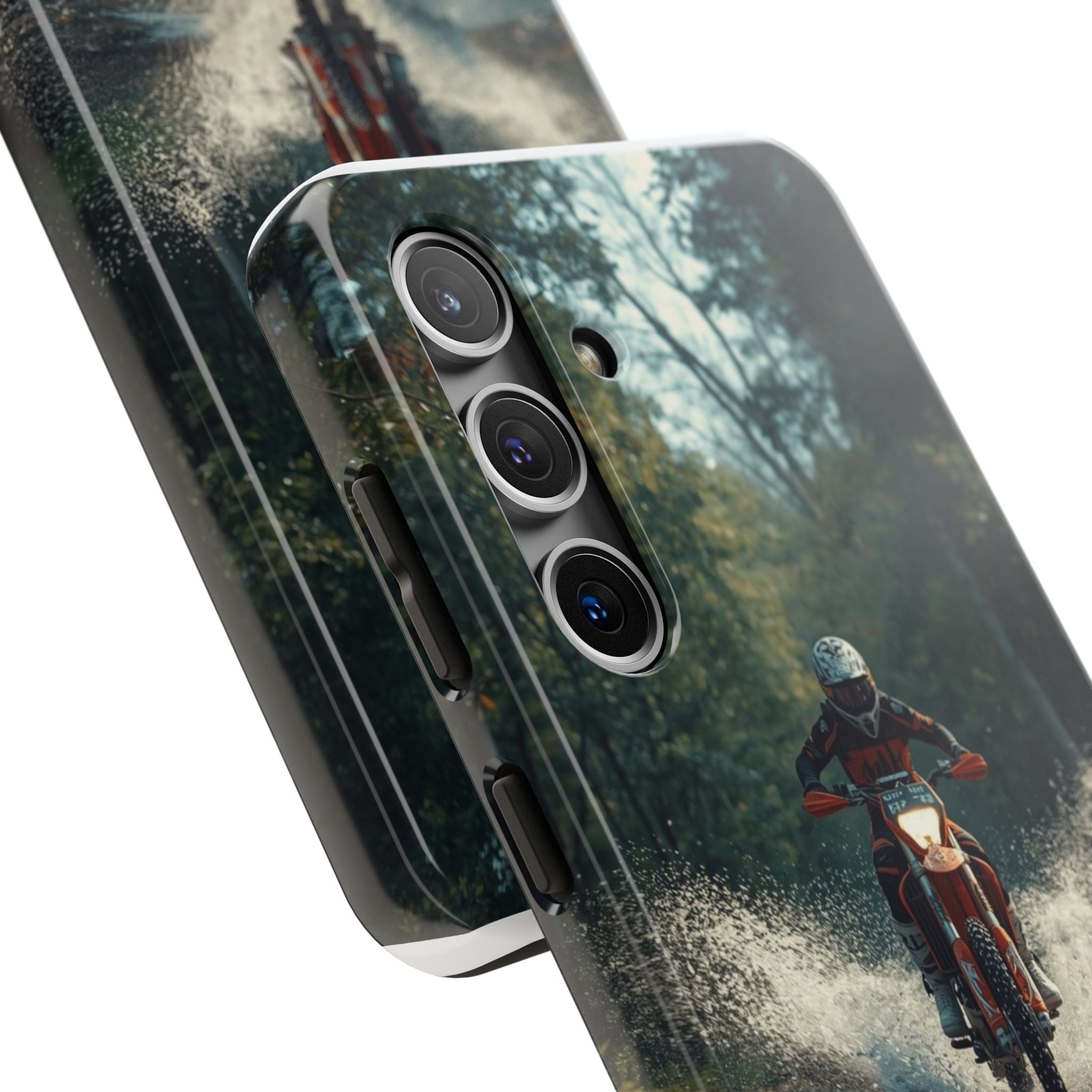 Motorcycle Adventure Tough Phone Case — Rider Splash Protection