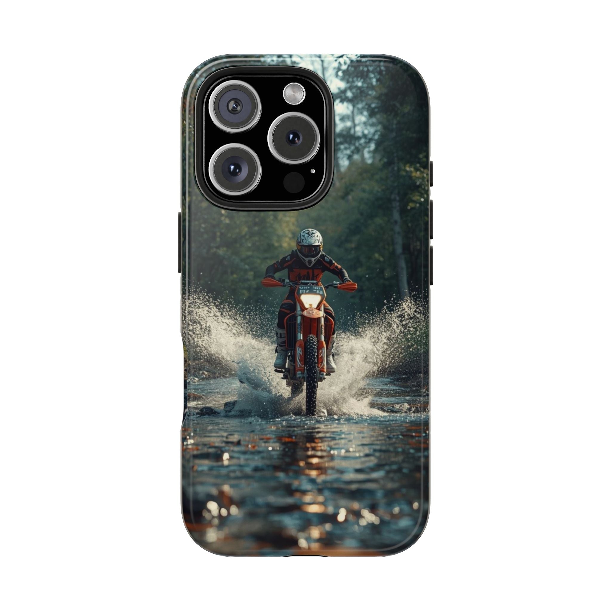 Motorcycle Adventure Tough Phone Case — Rider Splash Protection