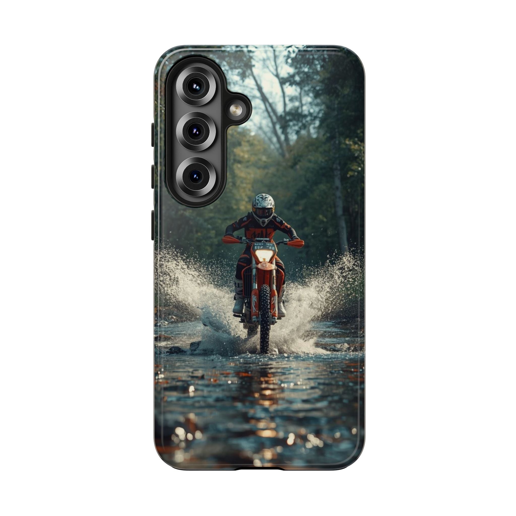 Motorcycle Adventure Tough Phone Case — Rider Splash Protection