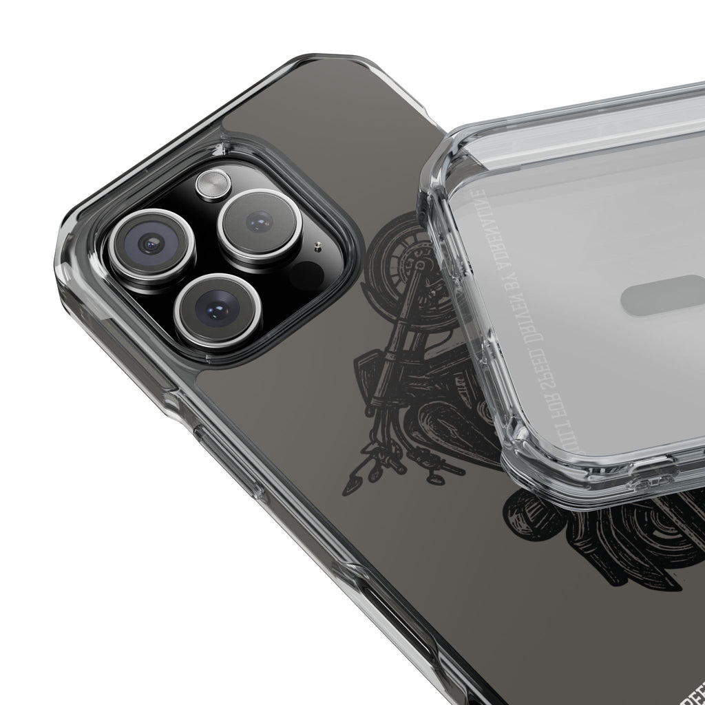 Harley Linocut Phone Case — Clear Magnetic Impact Case