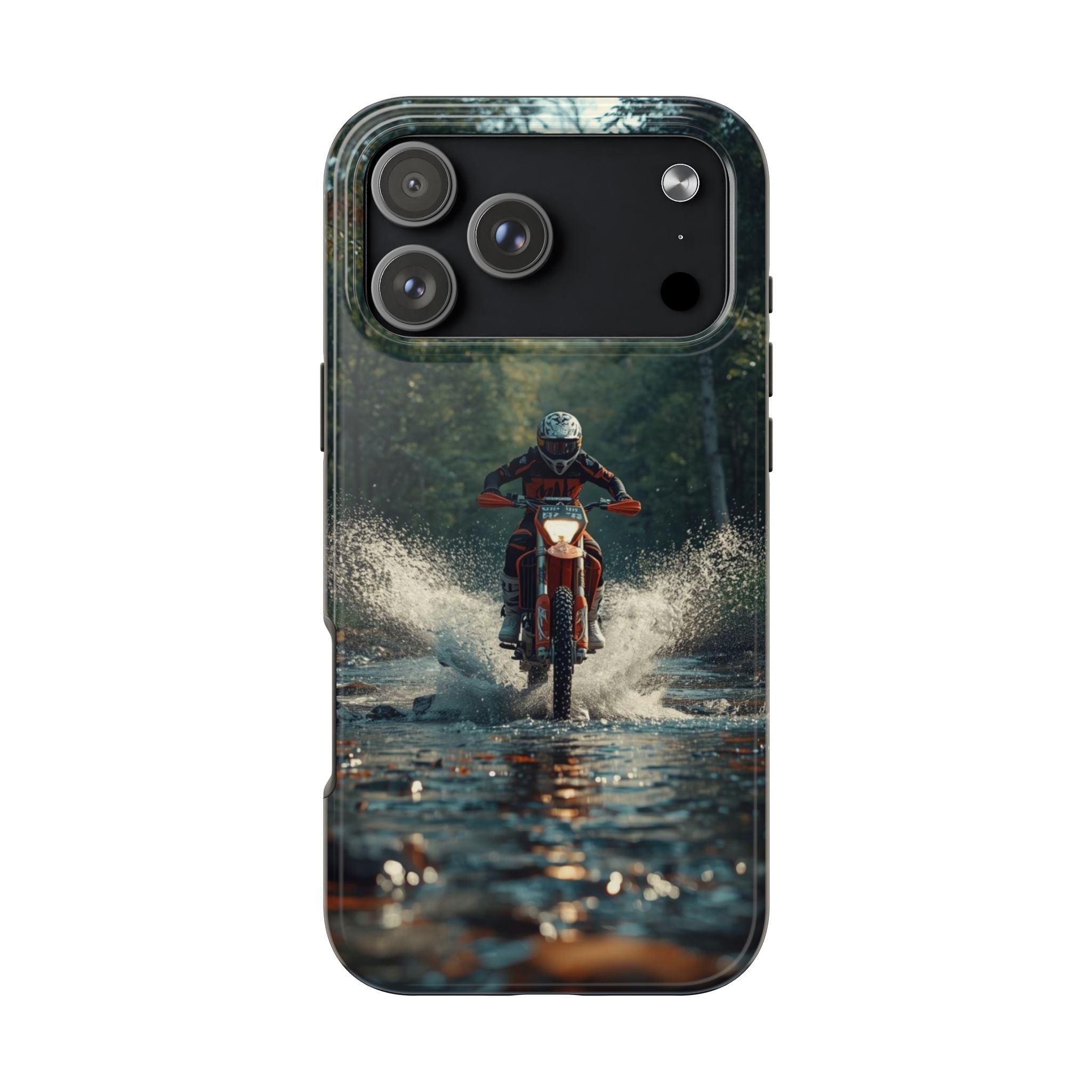 Motorcycle Adventure Tough Phone Case — Rider Splash Protection