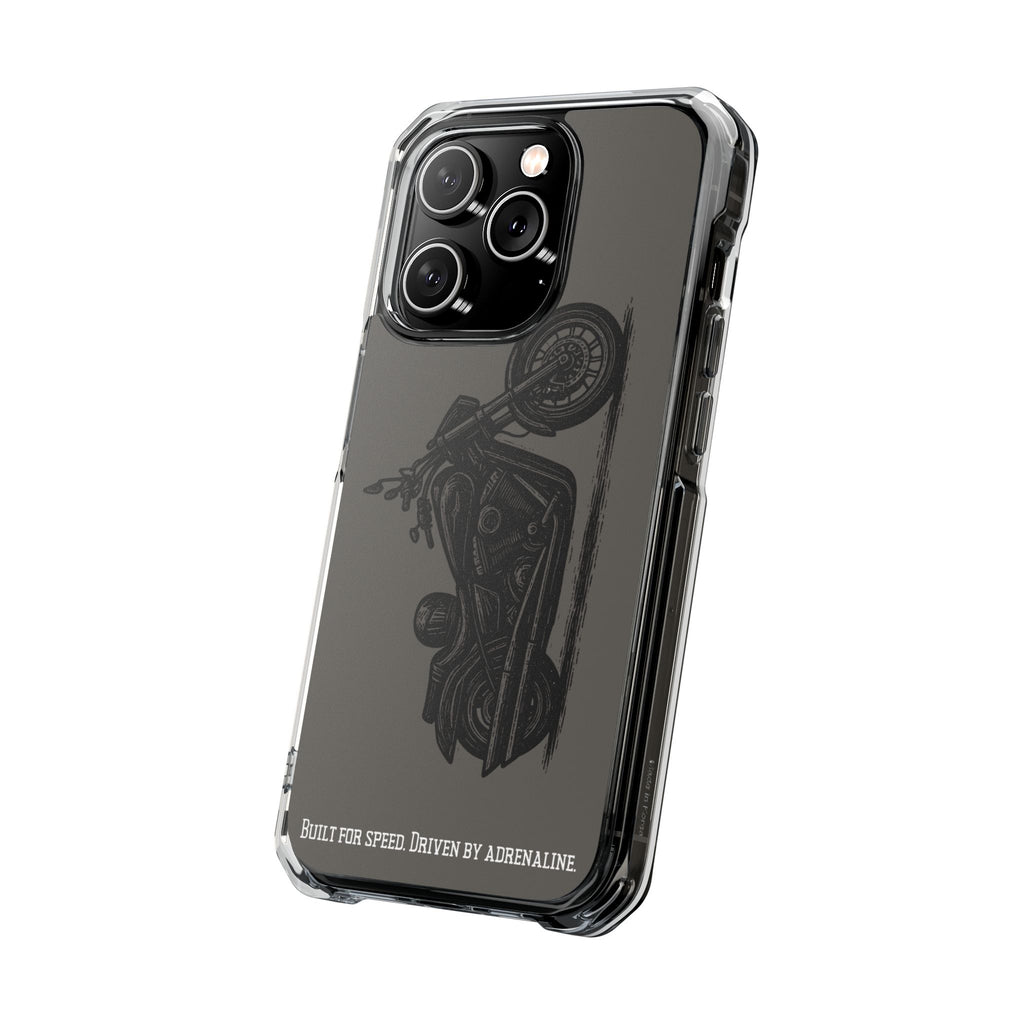 Harley Linocut Phone Case — Clear Magnetic Impact Case