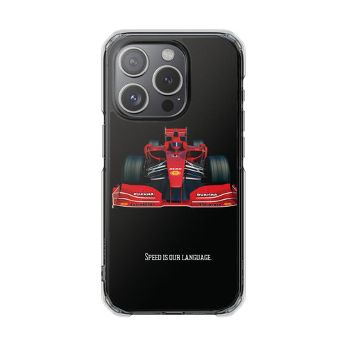 Formula 1 Phone Case — Magnetic Clear Impact Case