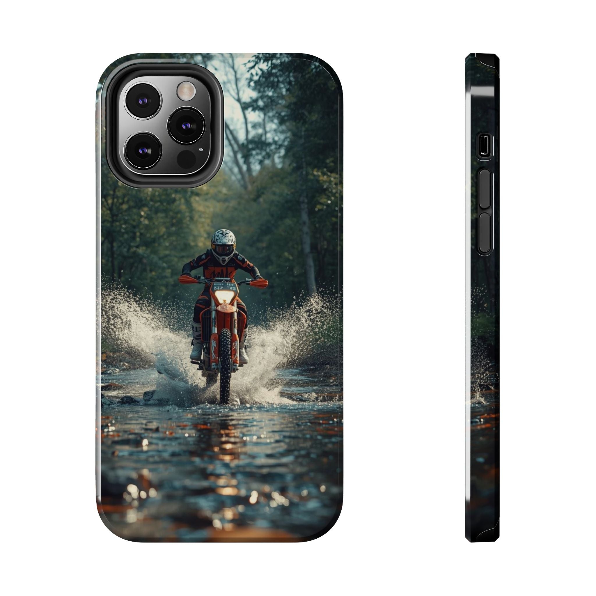 Motorcycle Adventure Tough Phone Case — Rider Splash Protection