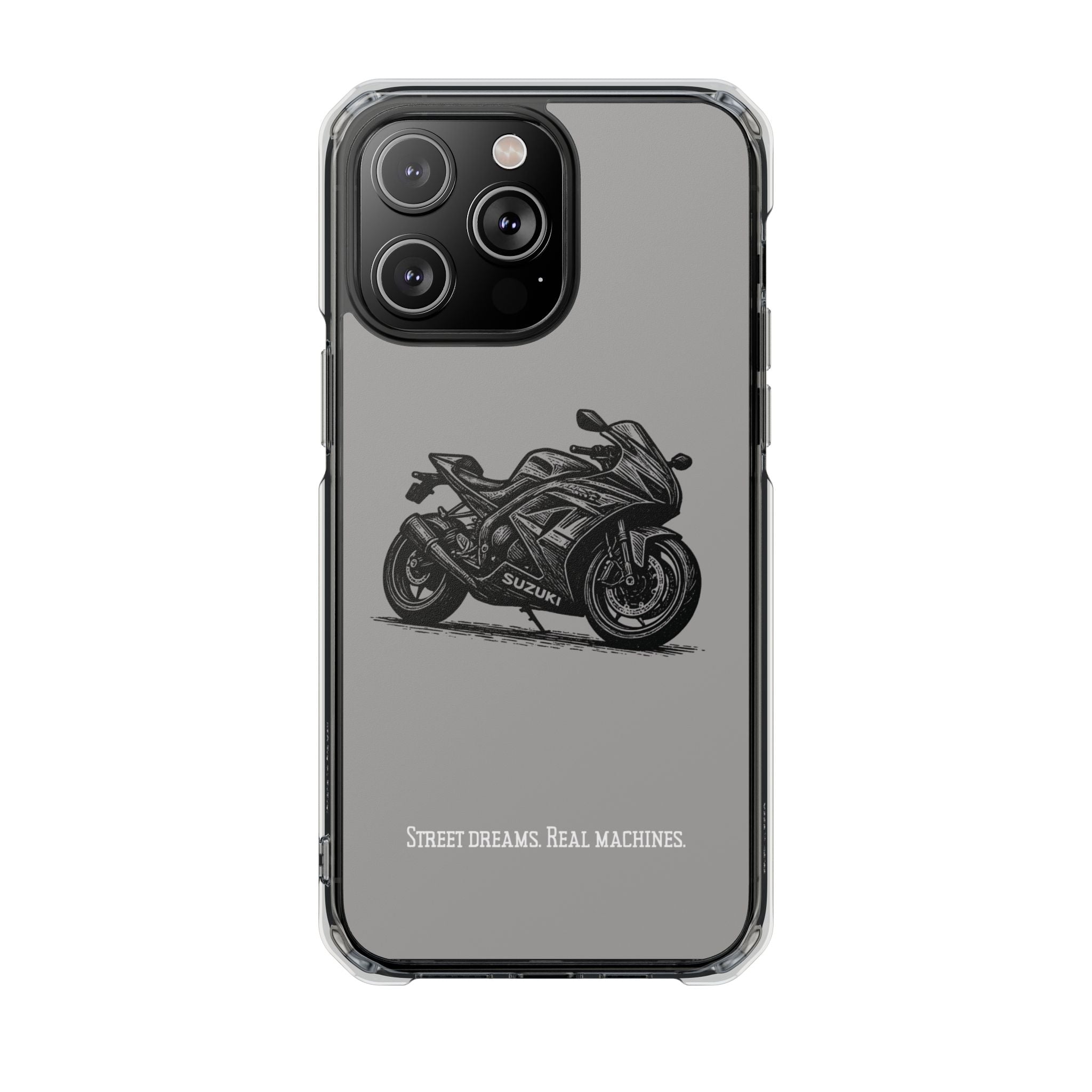 Suzuki Linocut Phone Case — Clear Magnetic Impact Case