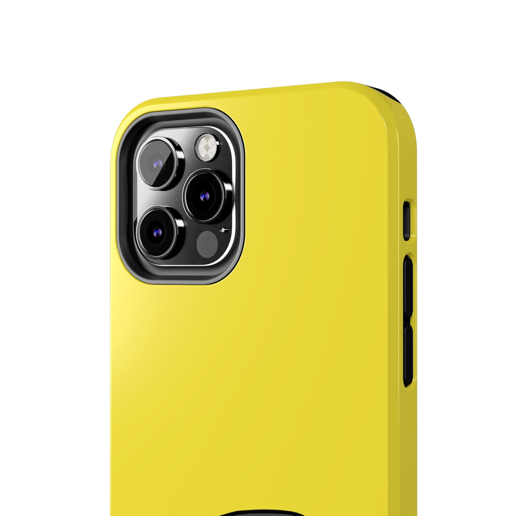 Yellow Classic Car Phone Case — Retro Vintage Auto Protective Cover