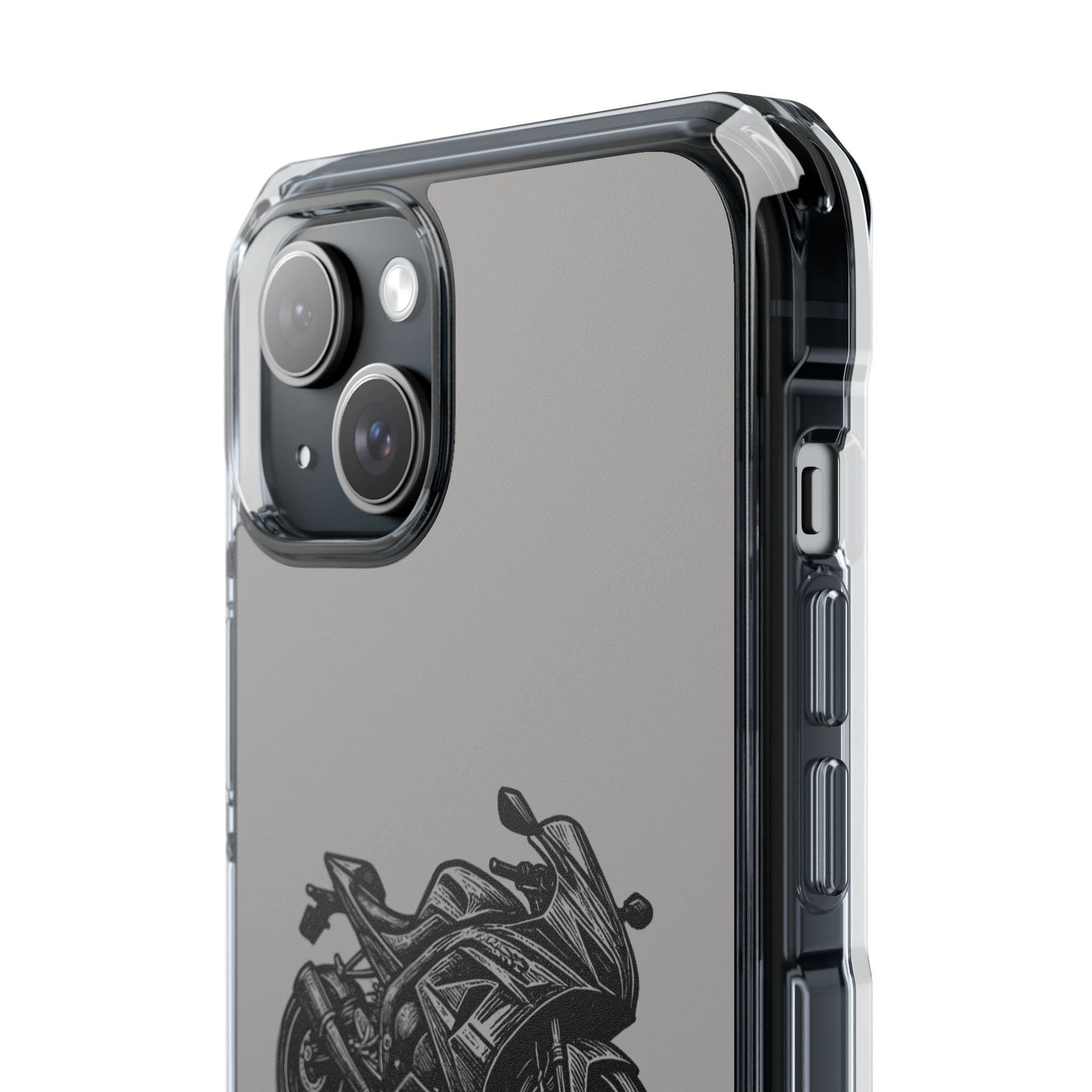 Suzuki Linocut Phone Case — Clear Magnetic Impact Case