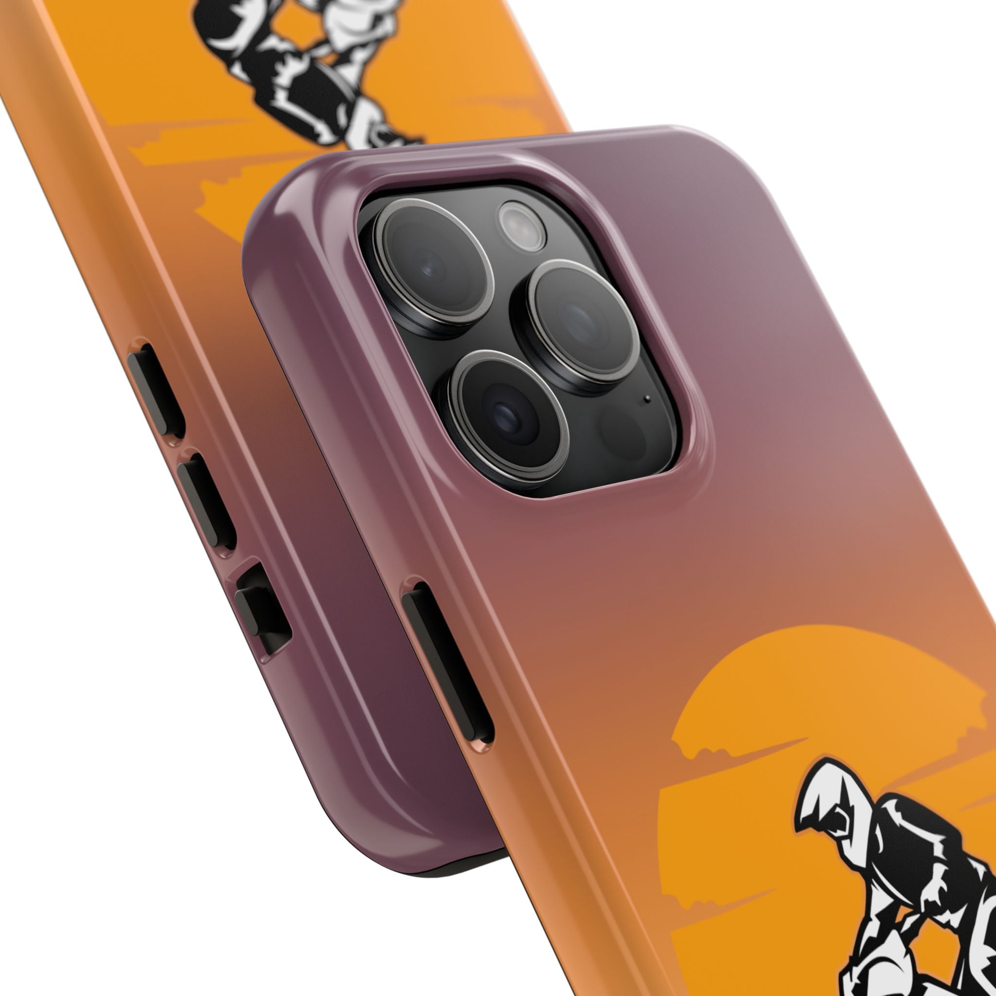 Sunset Moto Rider Tough Phone Case