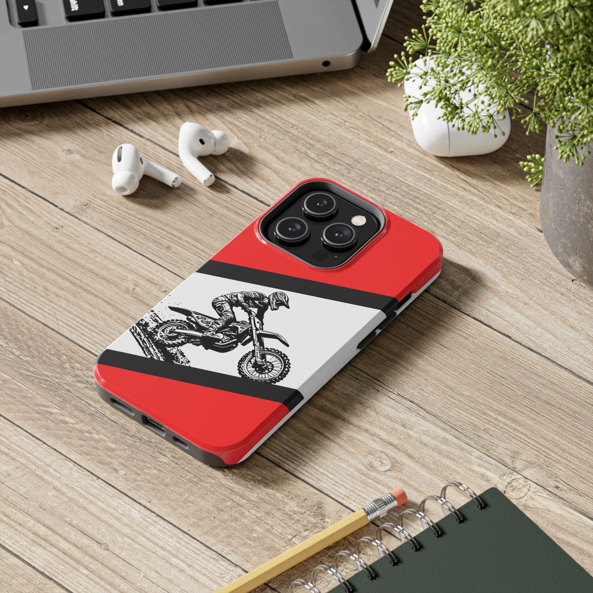 Honda Muddy Dirtbike Tough Phone Case