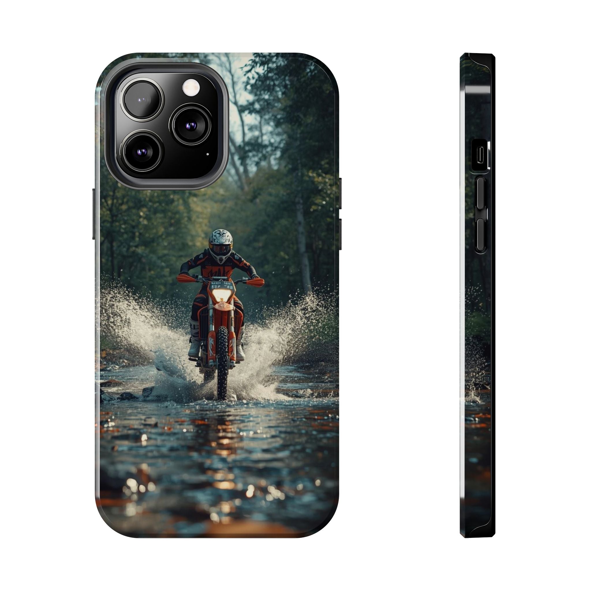 Motorcycle Adventure Tough Phone Case — Rider Splash Protection