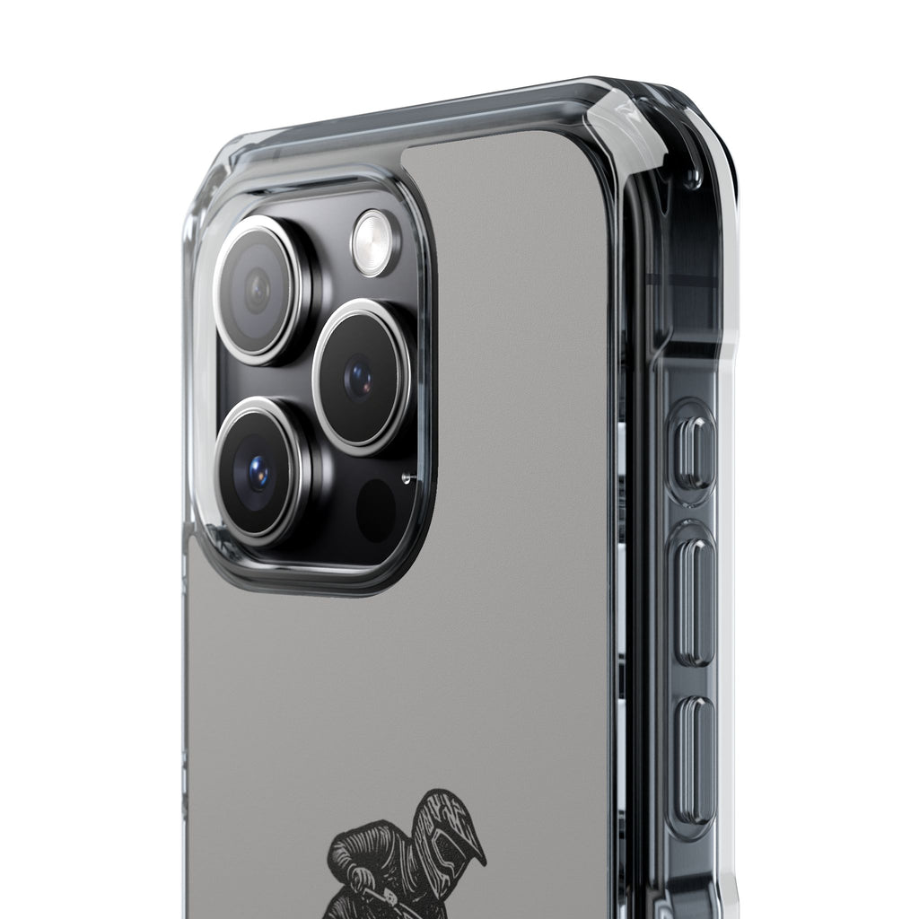 Dirt Bike Cornering Phone Case — Magnetic Clear Impact Case