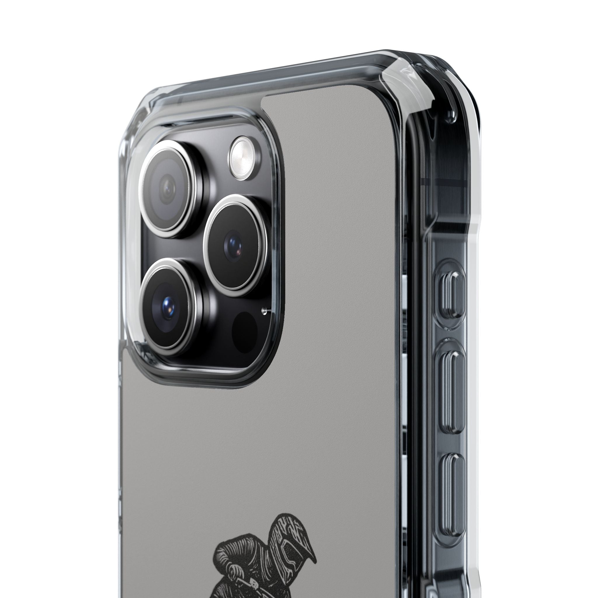 Dirt Bike Cornering Phone Case — Magnetic Clear Impact Case