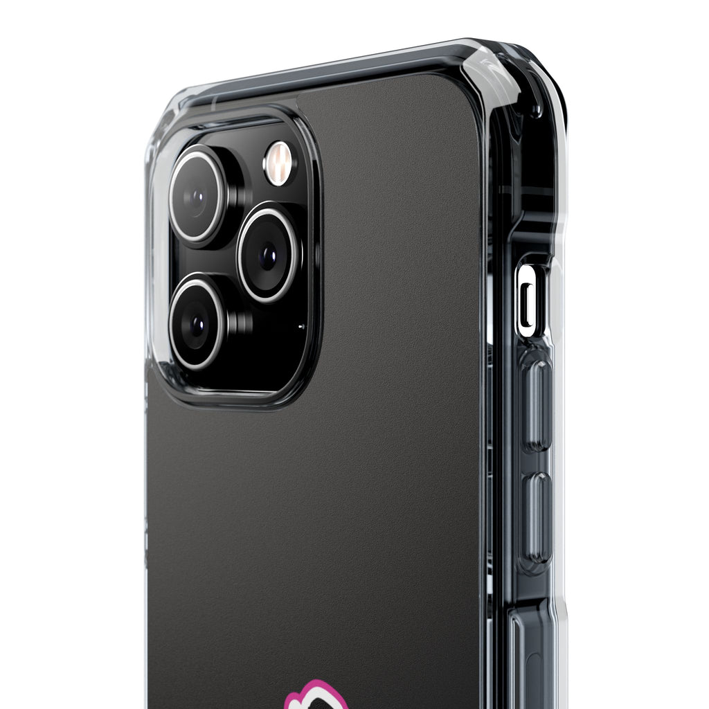 Pink Dirt Bike Magnetic Clear Impact Case