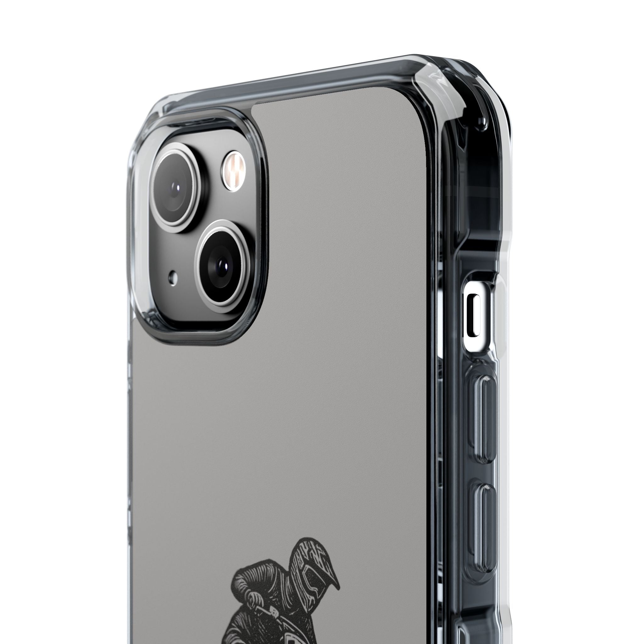 Dirt Bike Cornering Phone Case — Magnetic Clear Impact Case