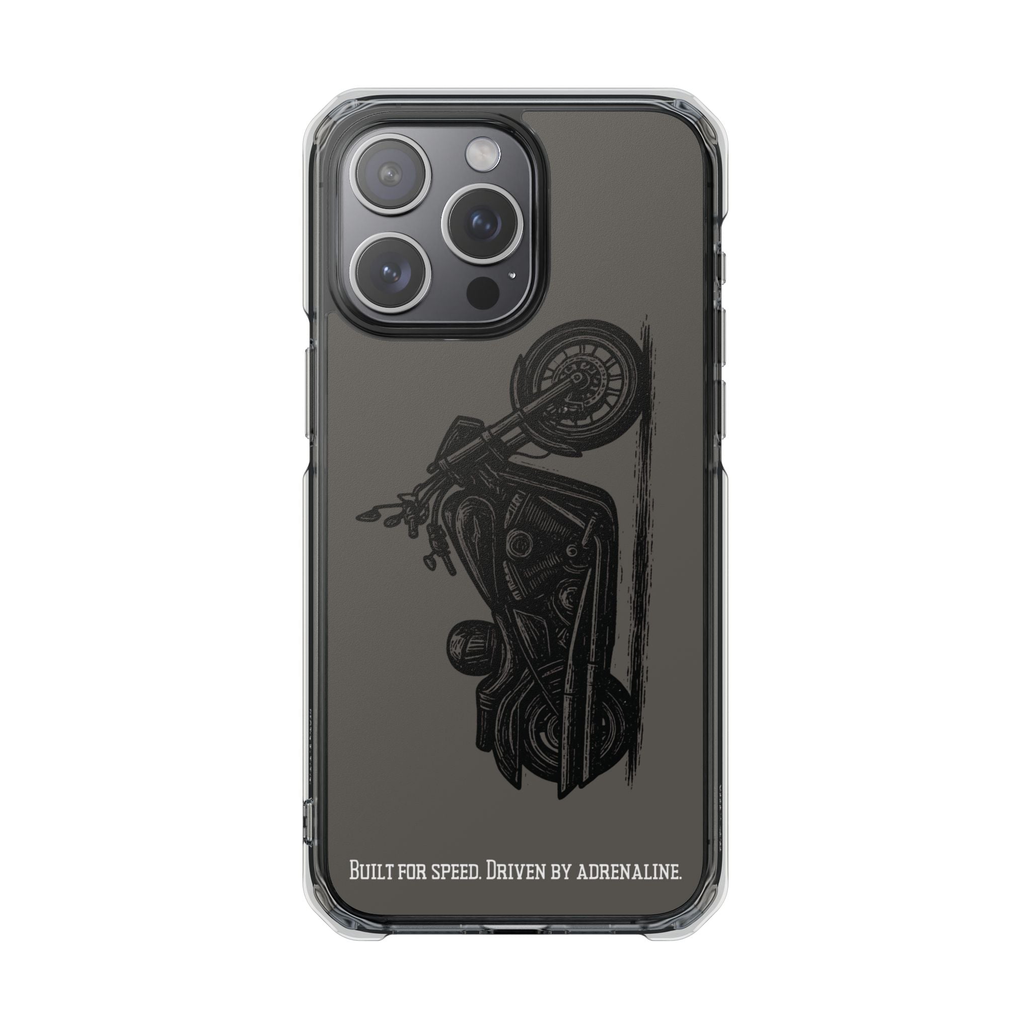 Harley Linocut Phone Case — Clear Magnetic Impact Case