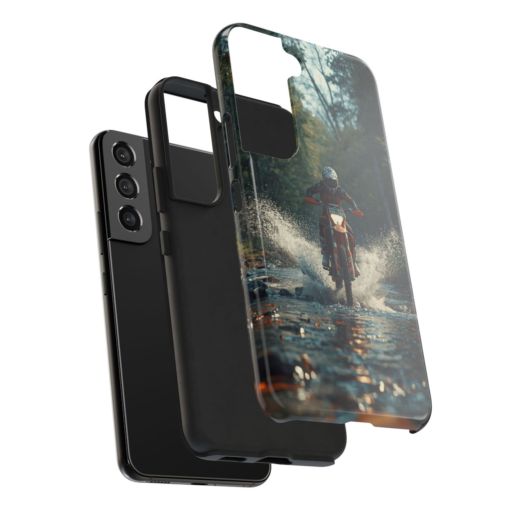 Motorcycle Adventure Tough Phone Case — Rider Splash Protection