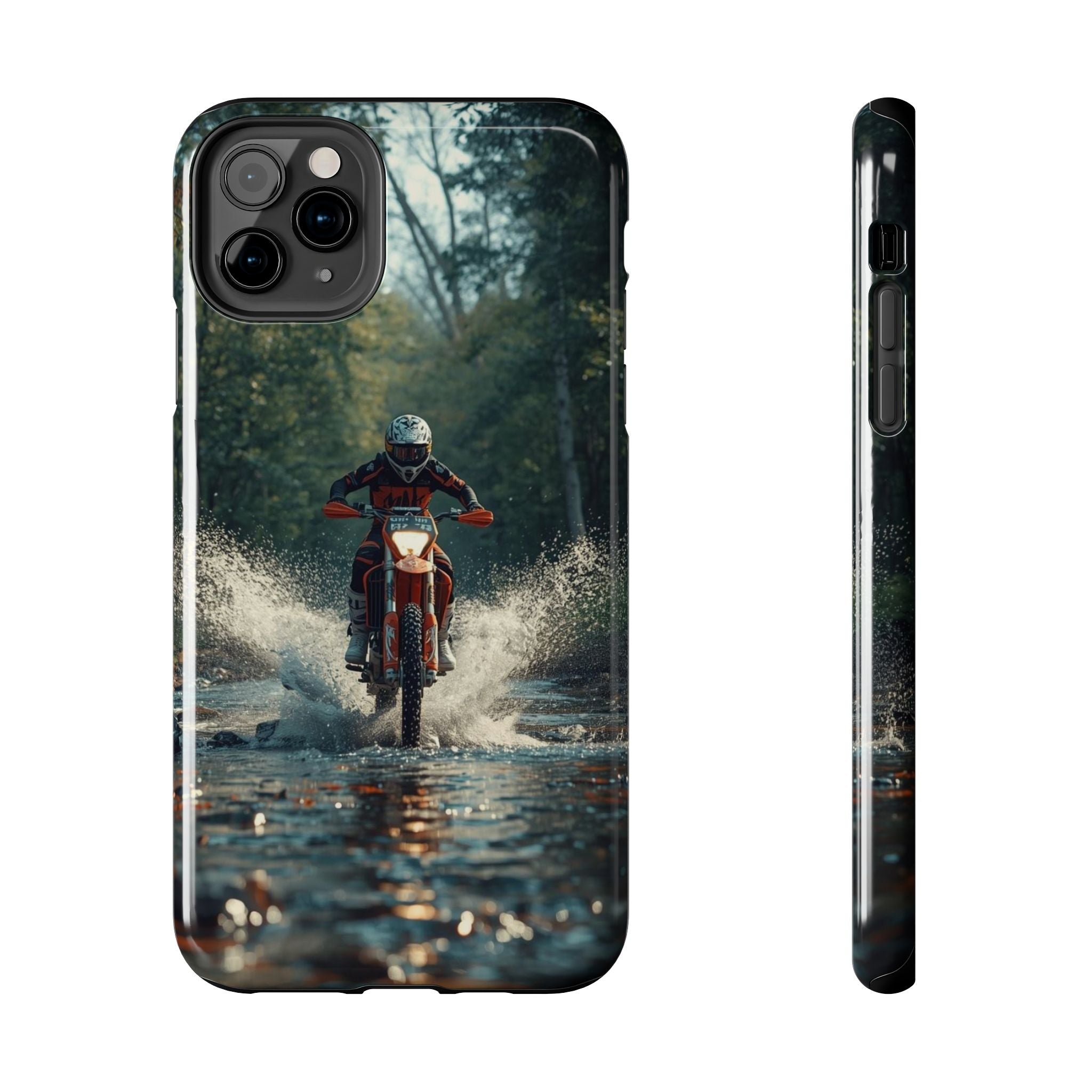 Motorcycle Adventure Tough Phone Case — Rider Splash Protection