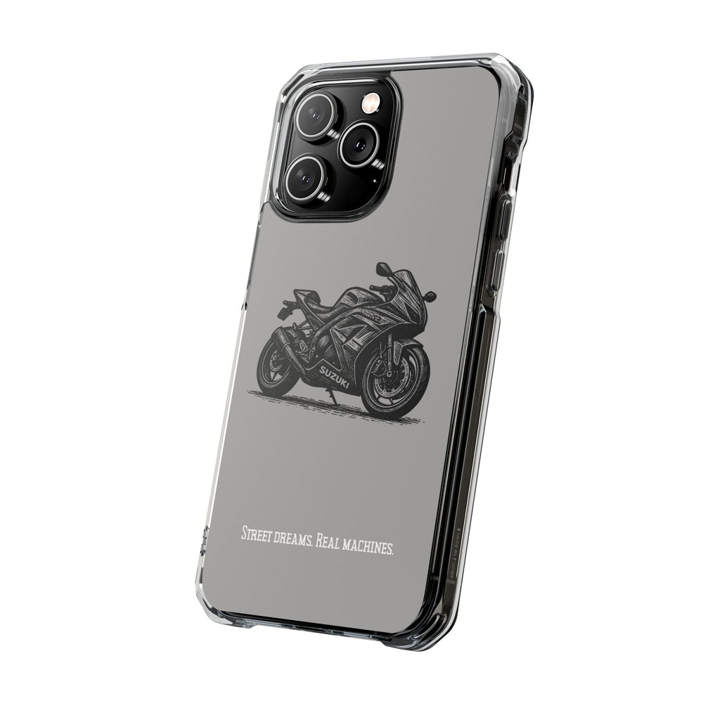 Suzuki Linocut Phone Case — Clear Magnetic Impact Case
