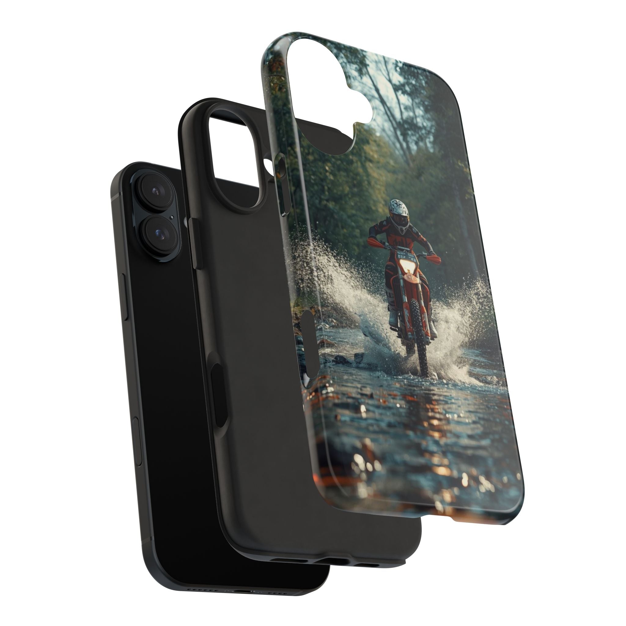 Motorcycle Adventure Tough Phone Case — Rider Splash Protection