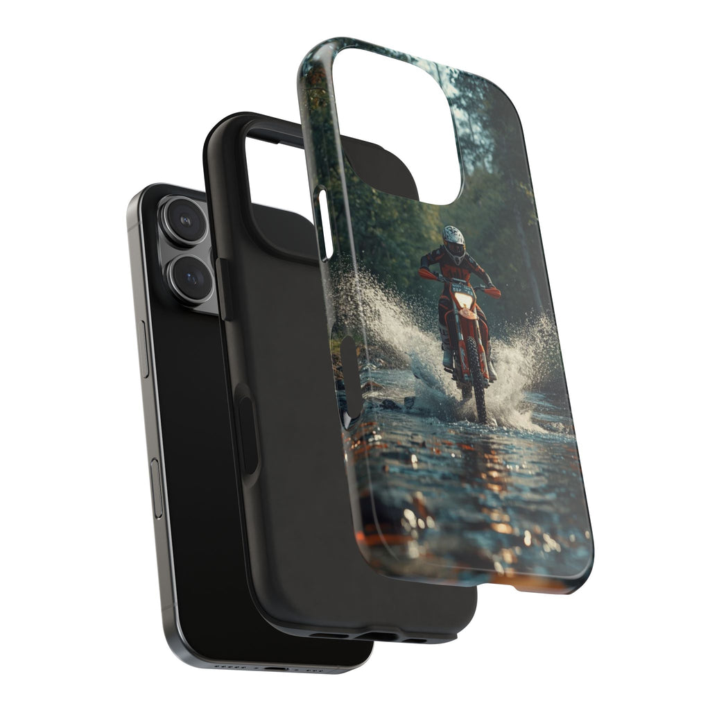 Motorcycle Adventure Tough Phone Case — Rider Splash Protection