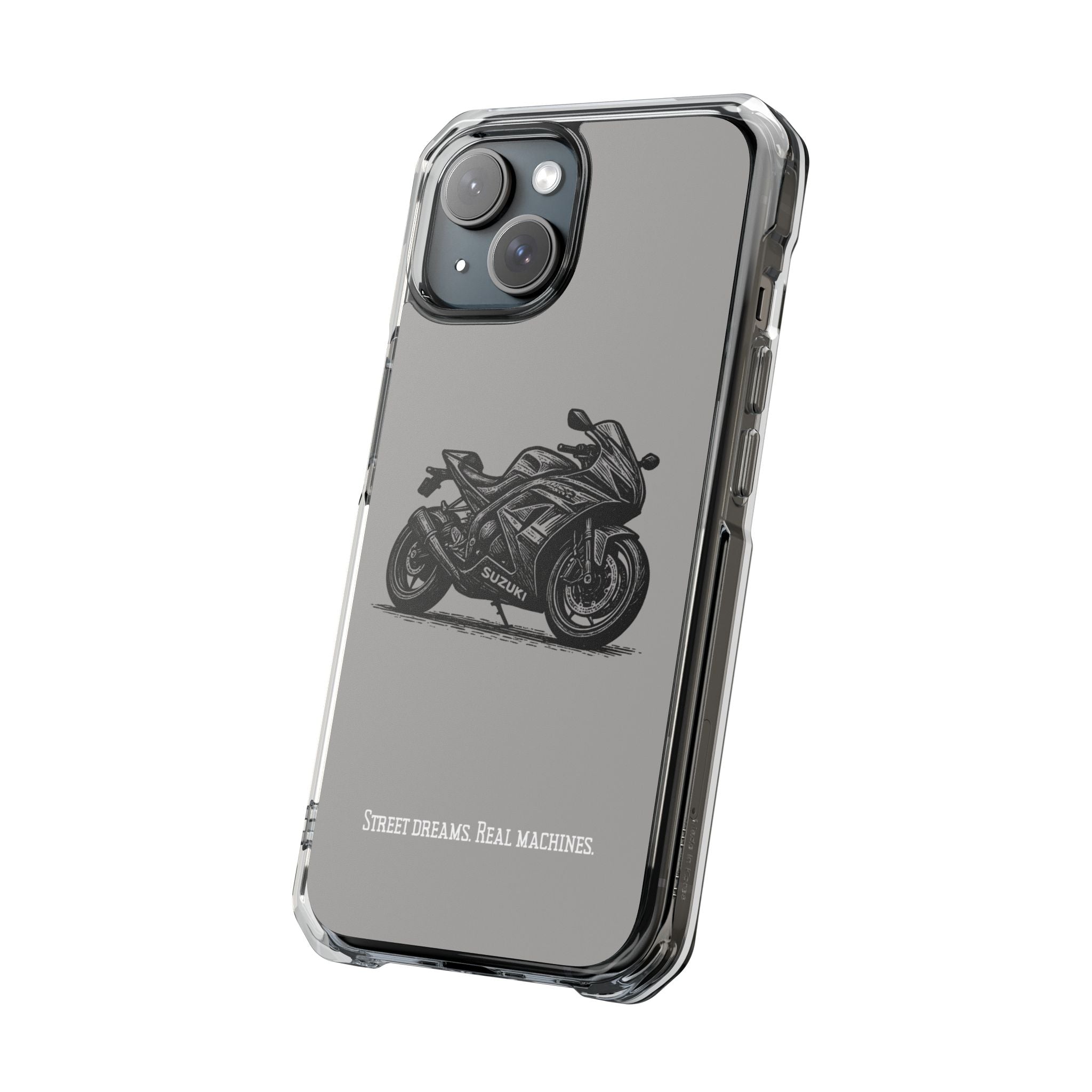 Suzuki Linocut Phone Case — Clear Magnetic Impact Case