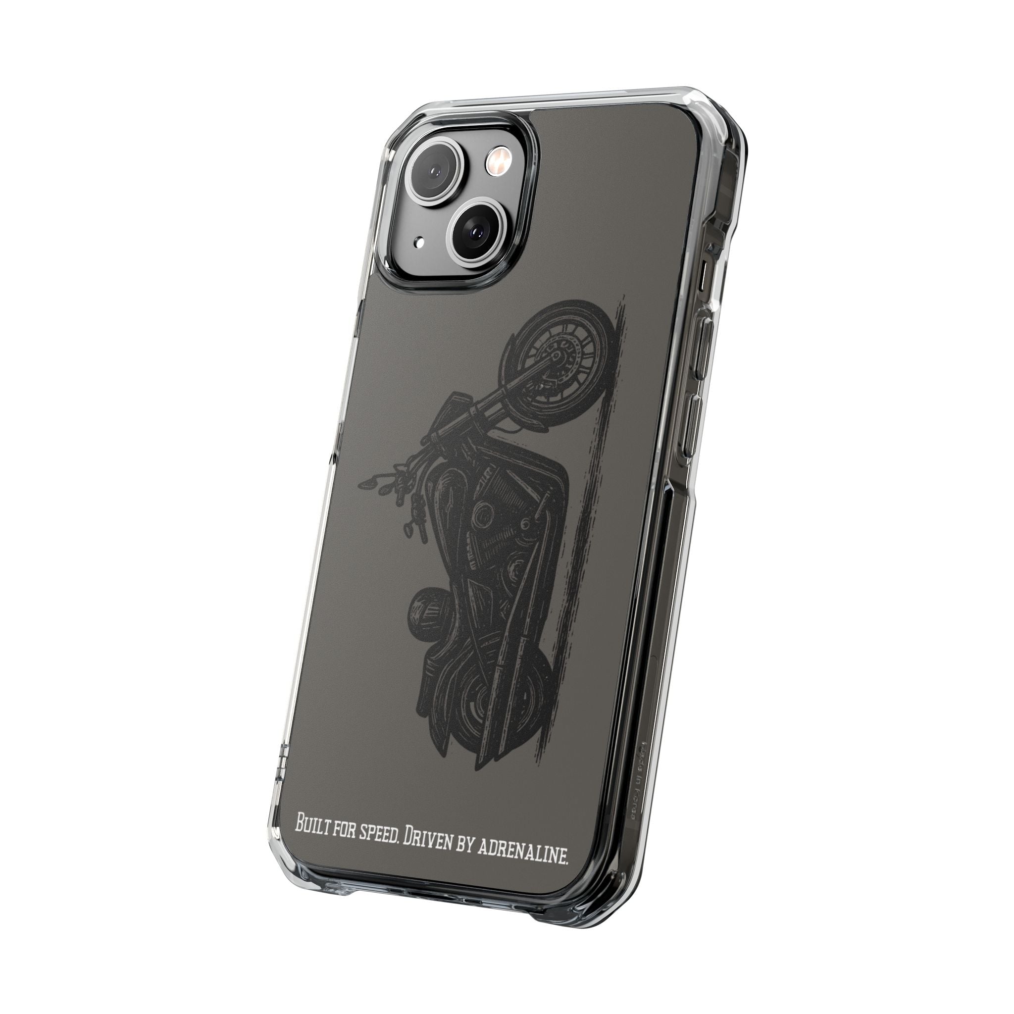 Harley Linocut Phone Case — Clear Magnetic Impact Case