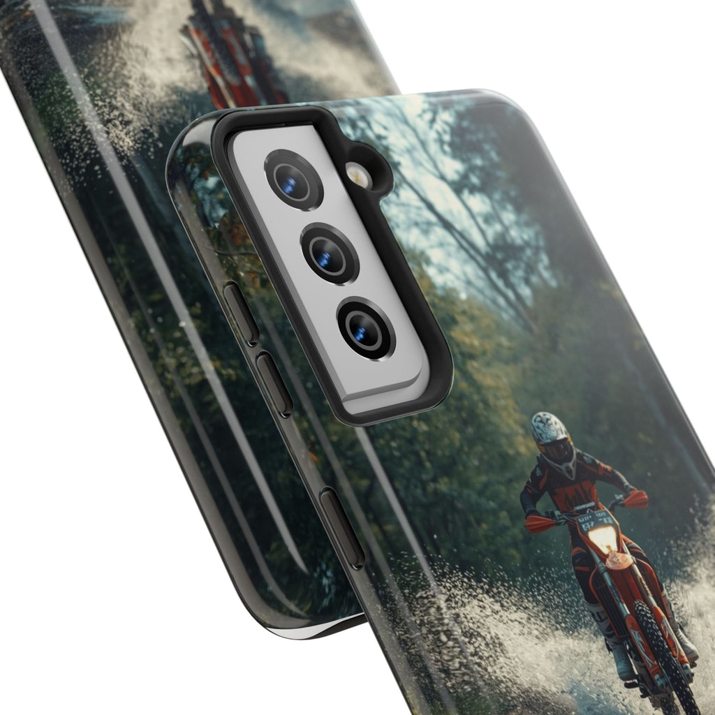 Motorcycle Adventure Tough Phone Case — Rider Splash Protection