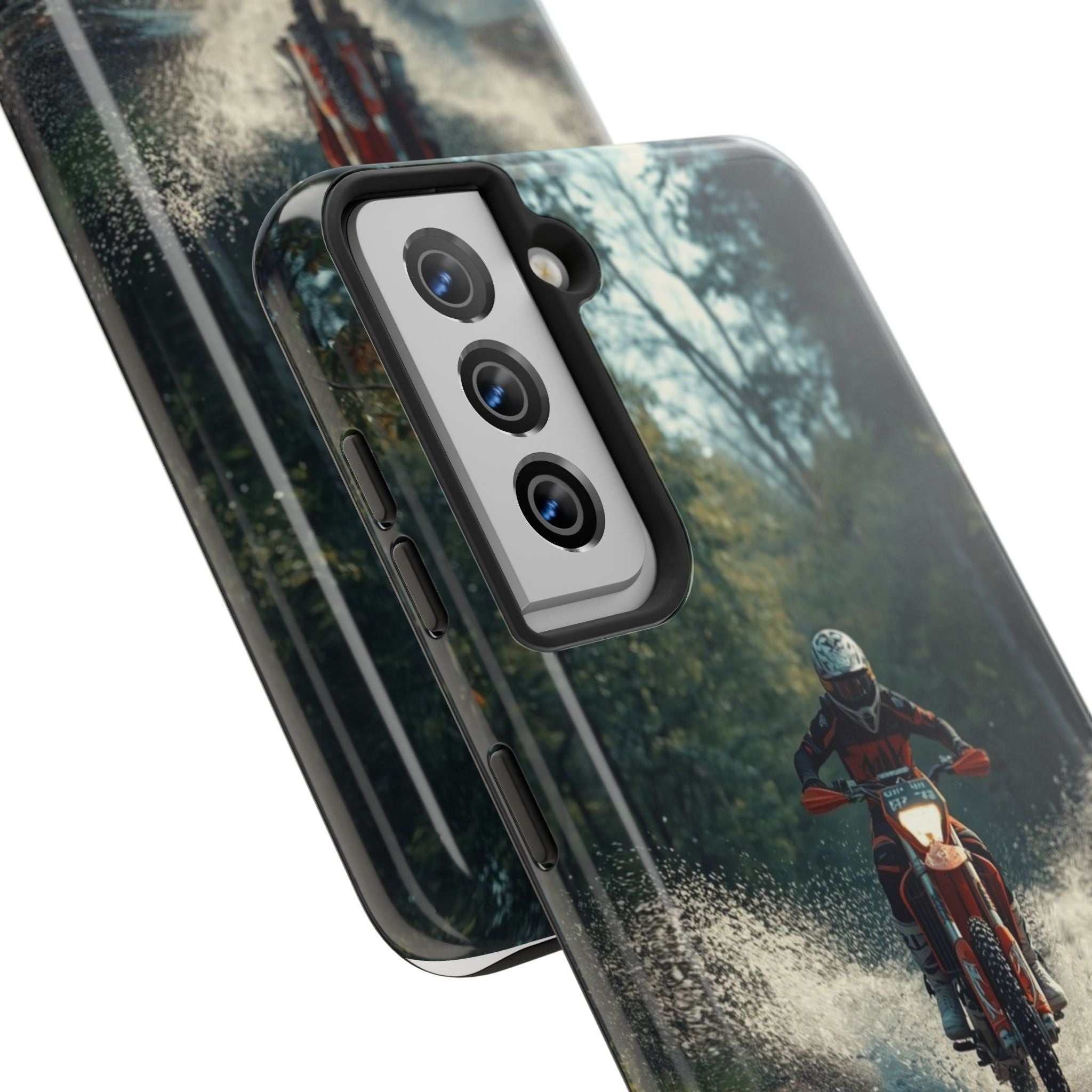Motorcycle Adventure Tough Phone Case — Rider Splash Protection