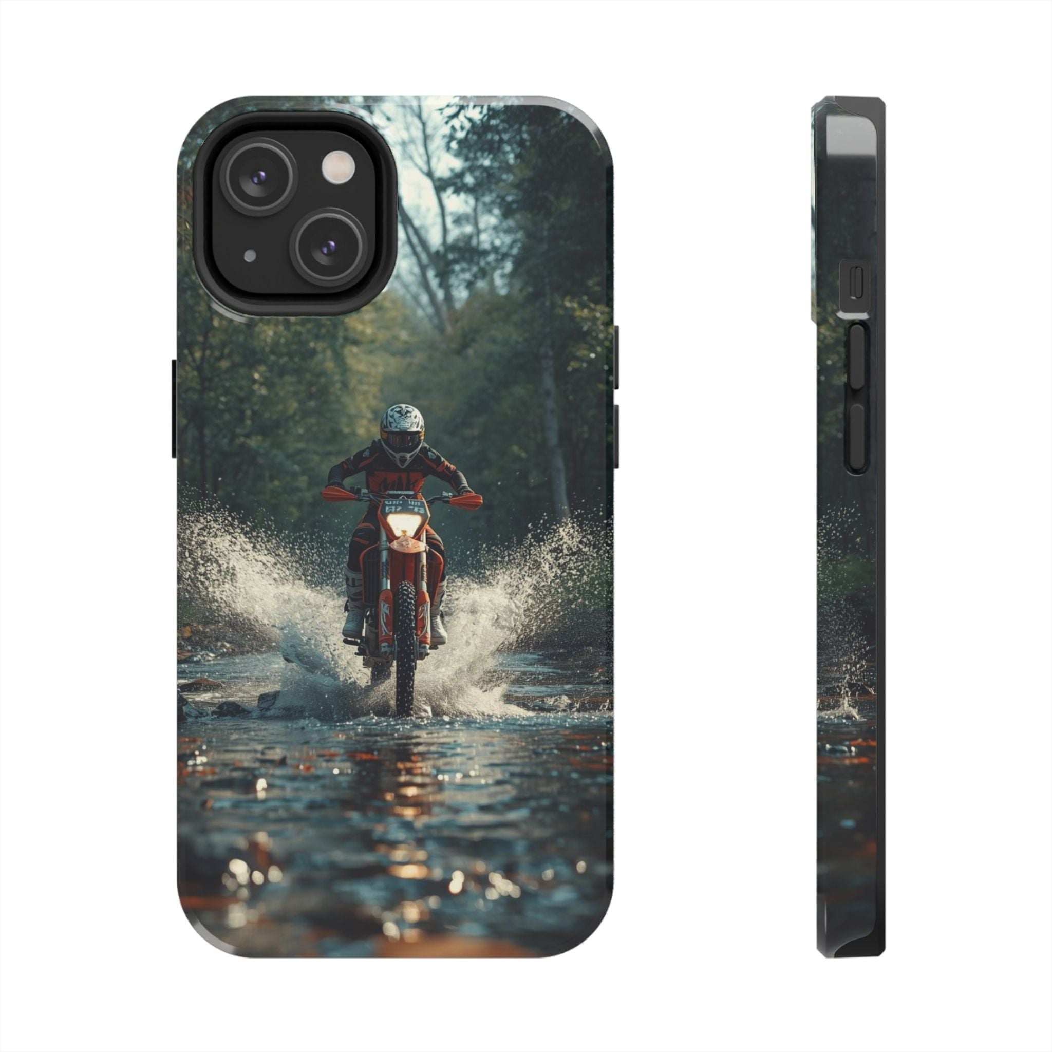 Motorcycle Adventure Tough Phone Case — Rider Splash Protection