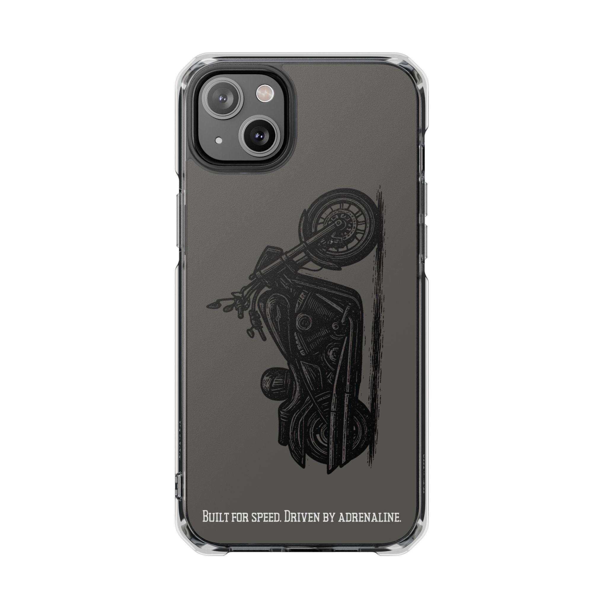 Harley Linocut Phone Case — Clear Magnetic Impact Case