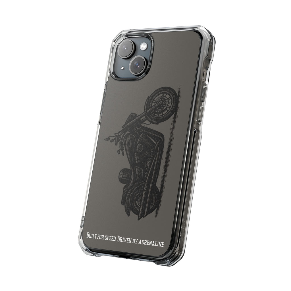 Harley Linocut Phone Case — Clear Magnetic Impact Case