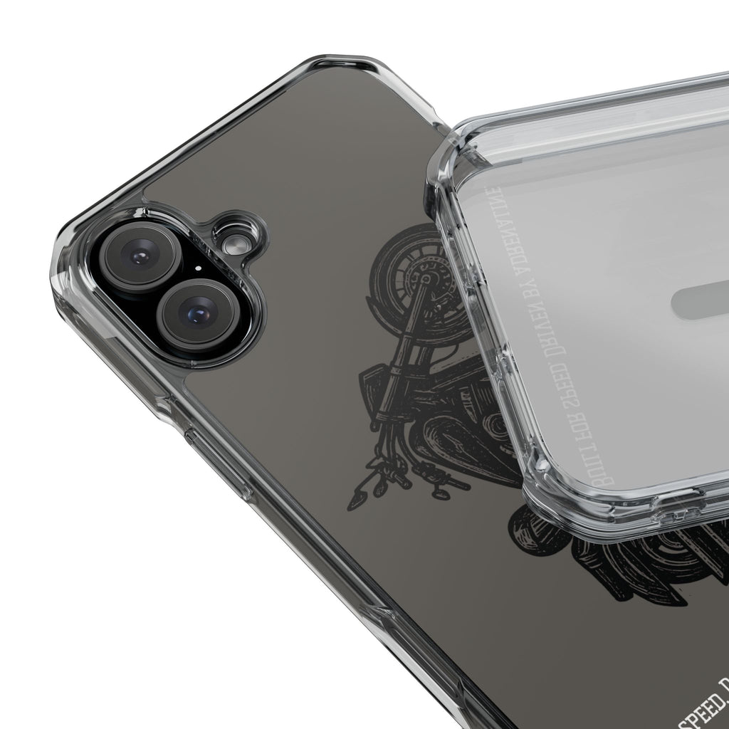 Harley Linocut Phone Case — Clear Magnetic Impact Case