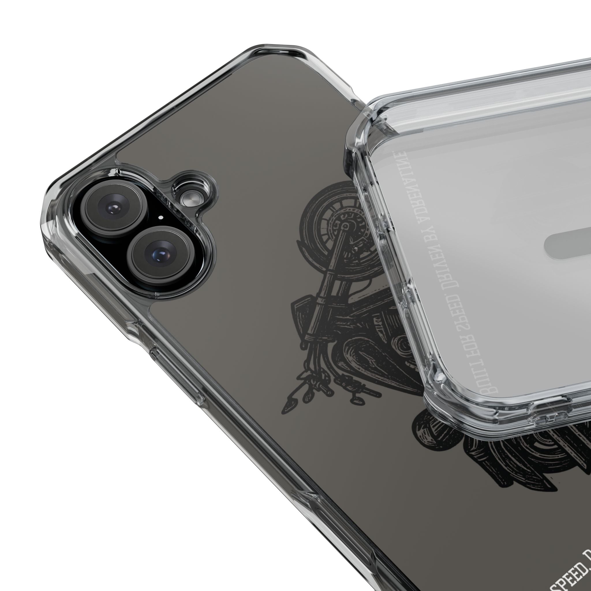 Harley Linocut Phone Case — Clear Magnetic Impact Case