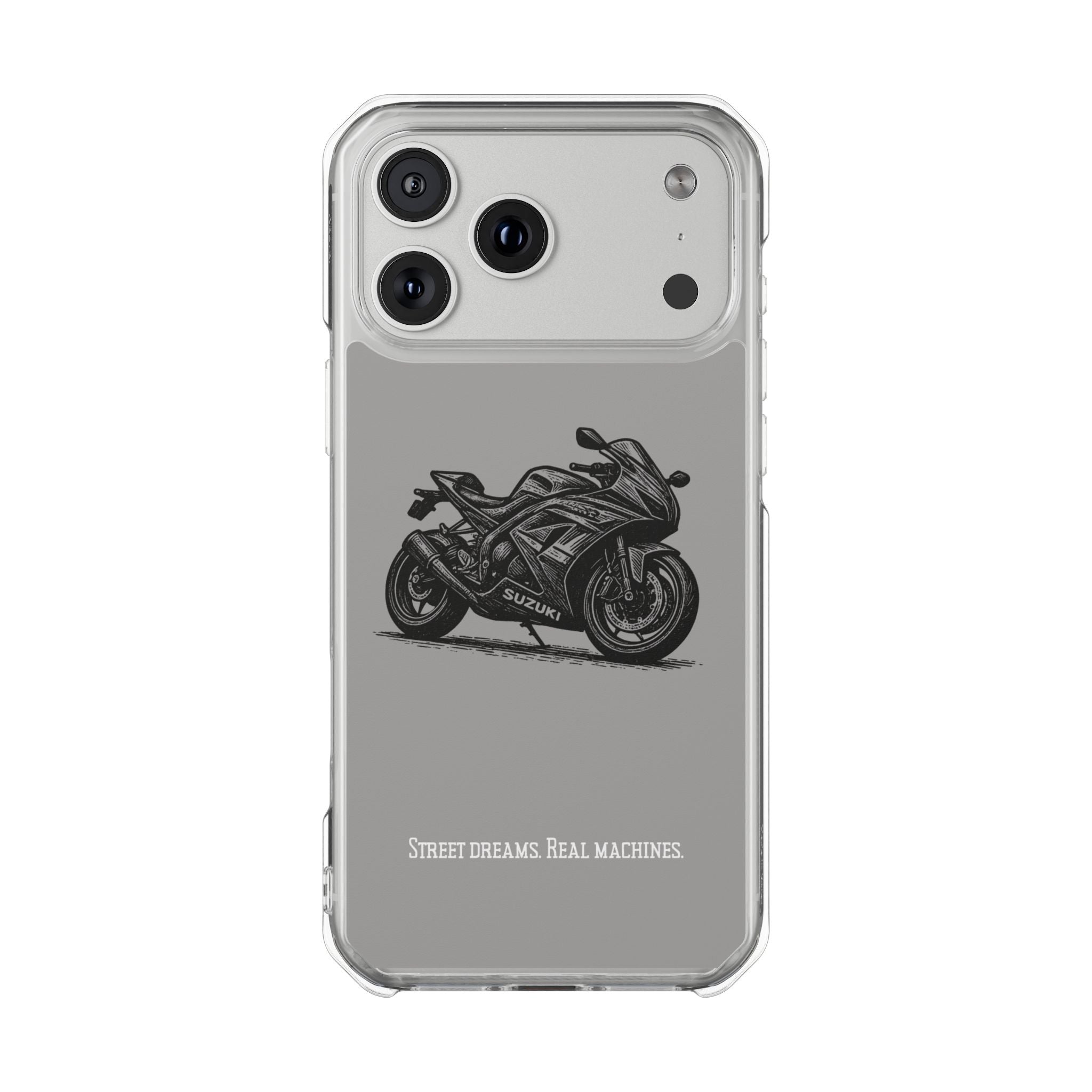 Suzuki Linocut Phone Case — Clear Magnetic Impact Case