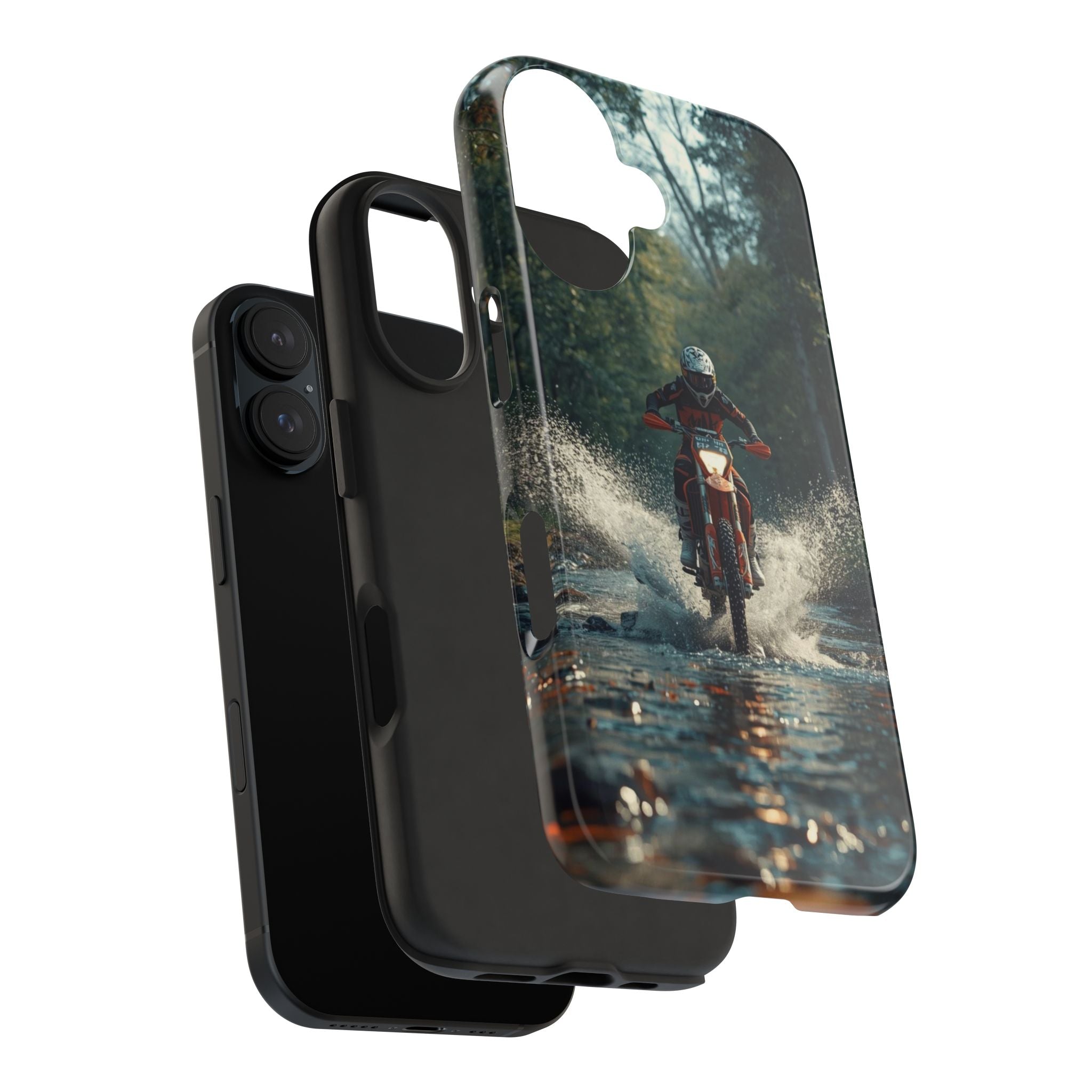 Motorcycle Adventure Tough Phone Case — Rider Splash Protection