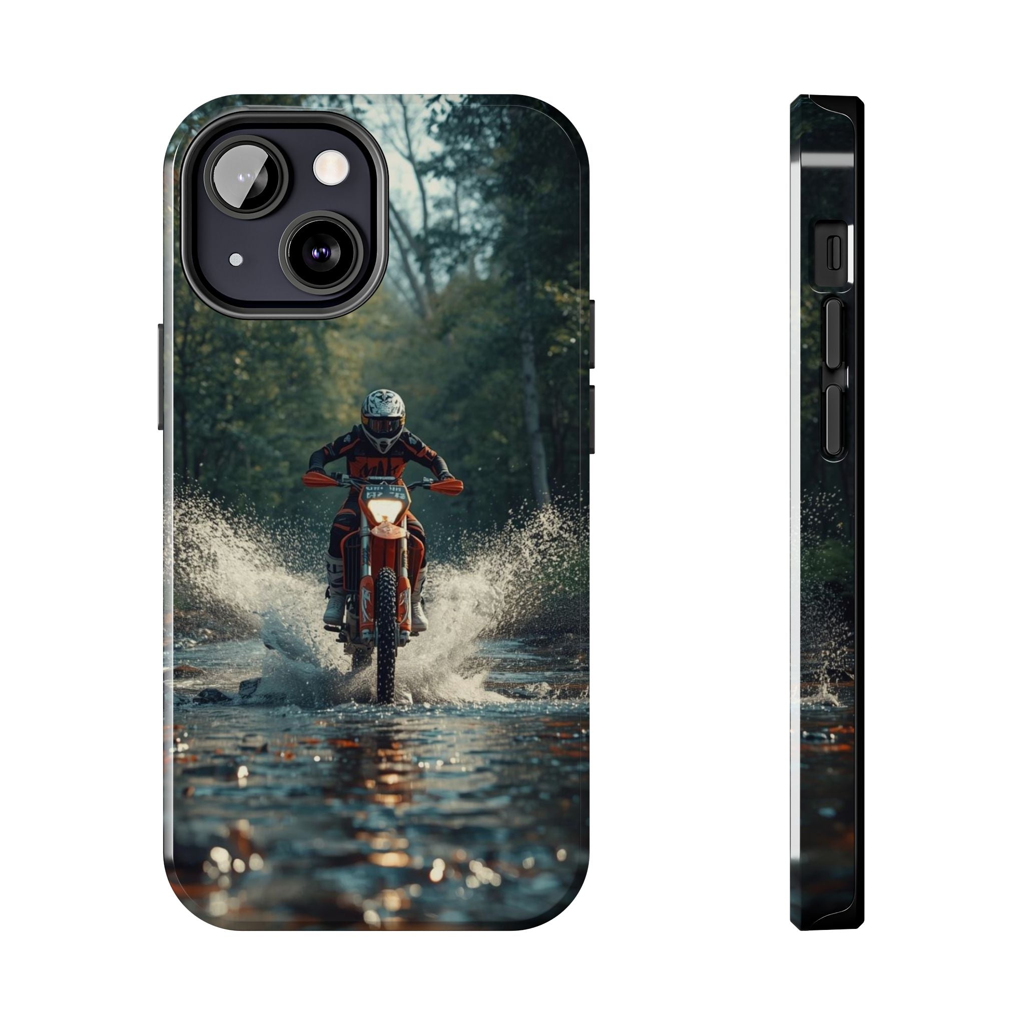 Motorcycle Adventure Tough Phone Case — Rider Splash Protection