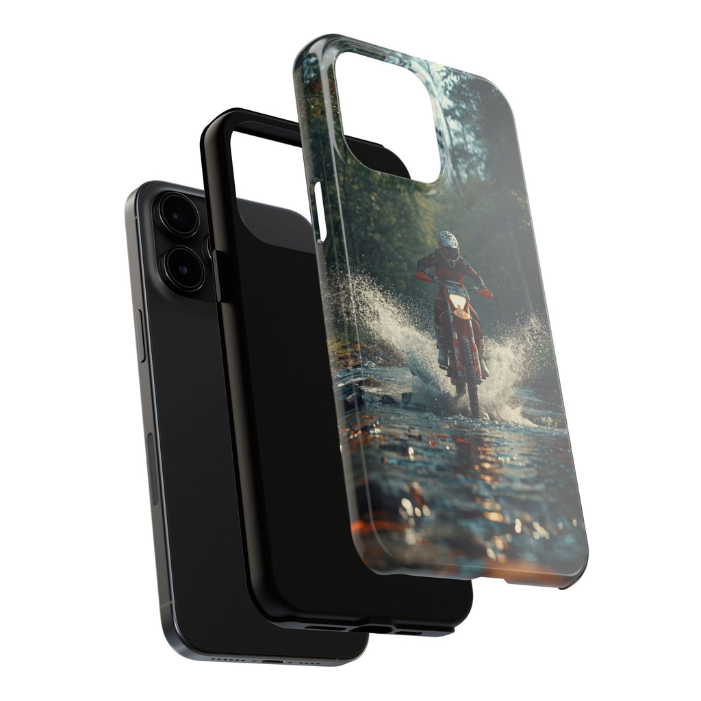 Motorcycle Adventure Tough Phone Case — Rider Splash Protection