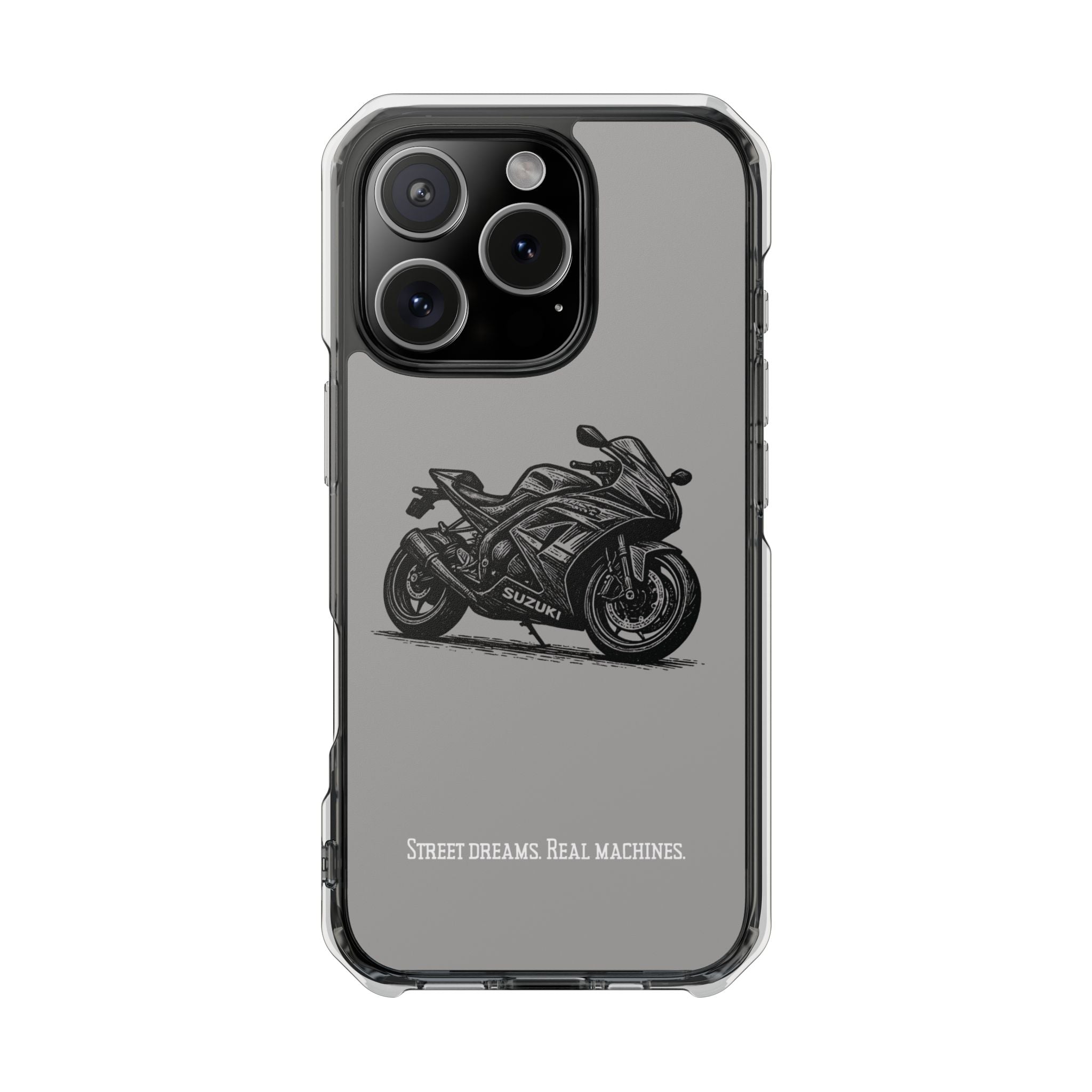 Suzuki Linocut Phone Case — Clear Magnetic Impact Case