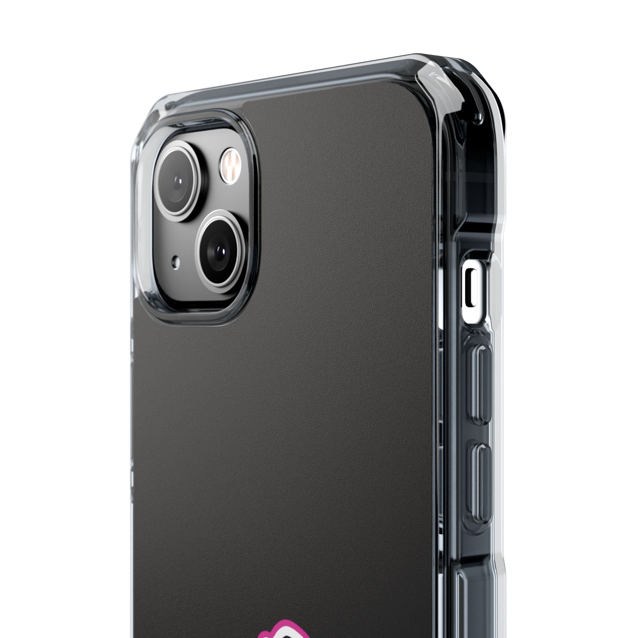 Pink Dirt Bike Magnetic Clear Impact Case