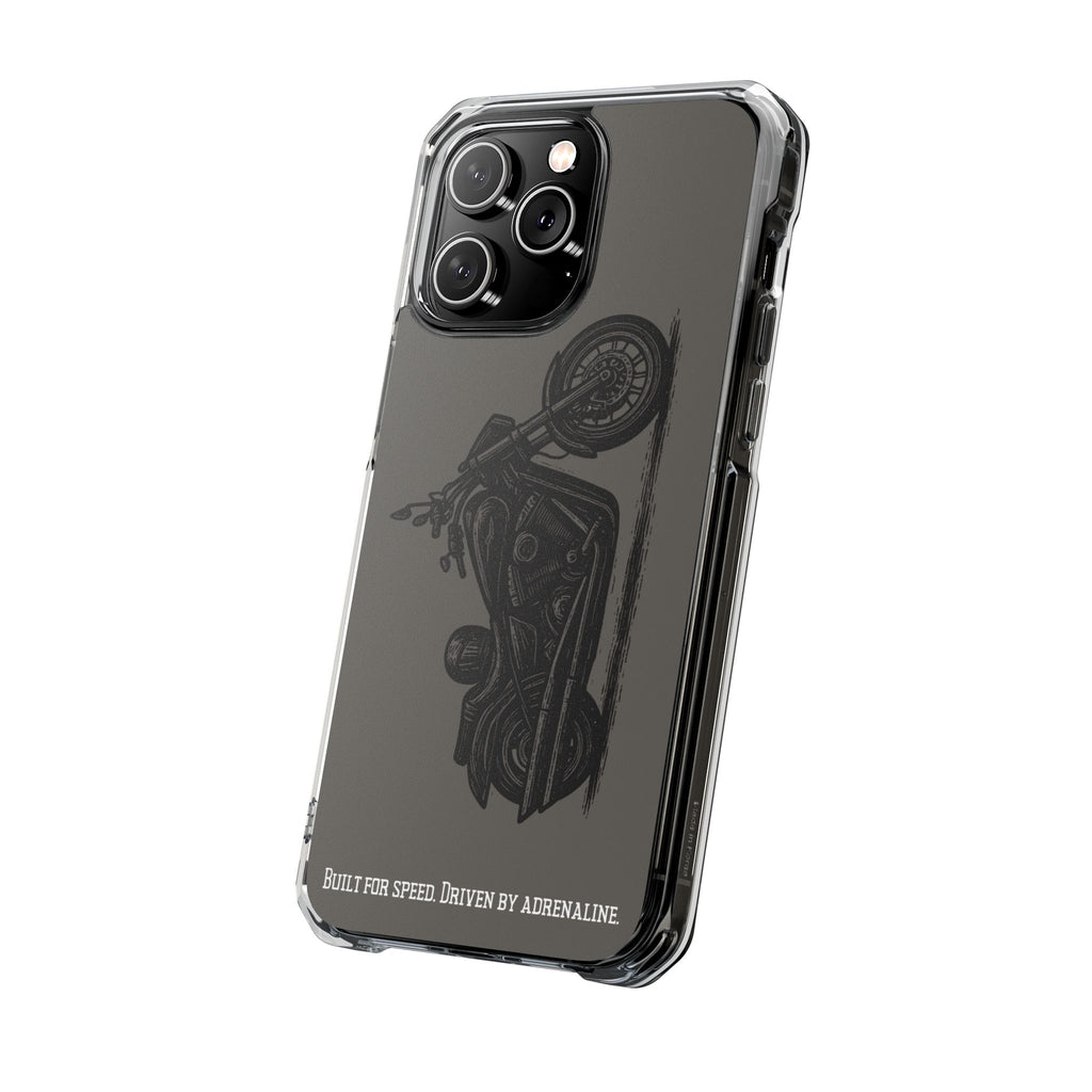 Harley Linocut Phone Case — Clear Magnetic Impact Case