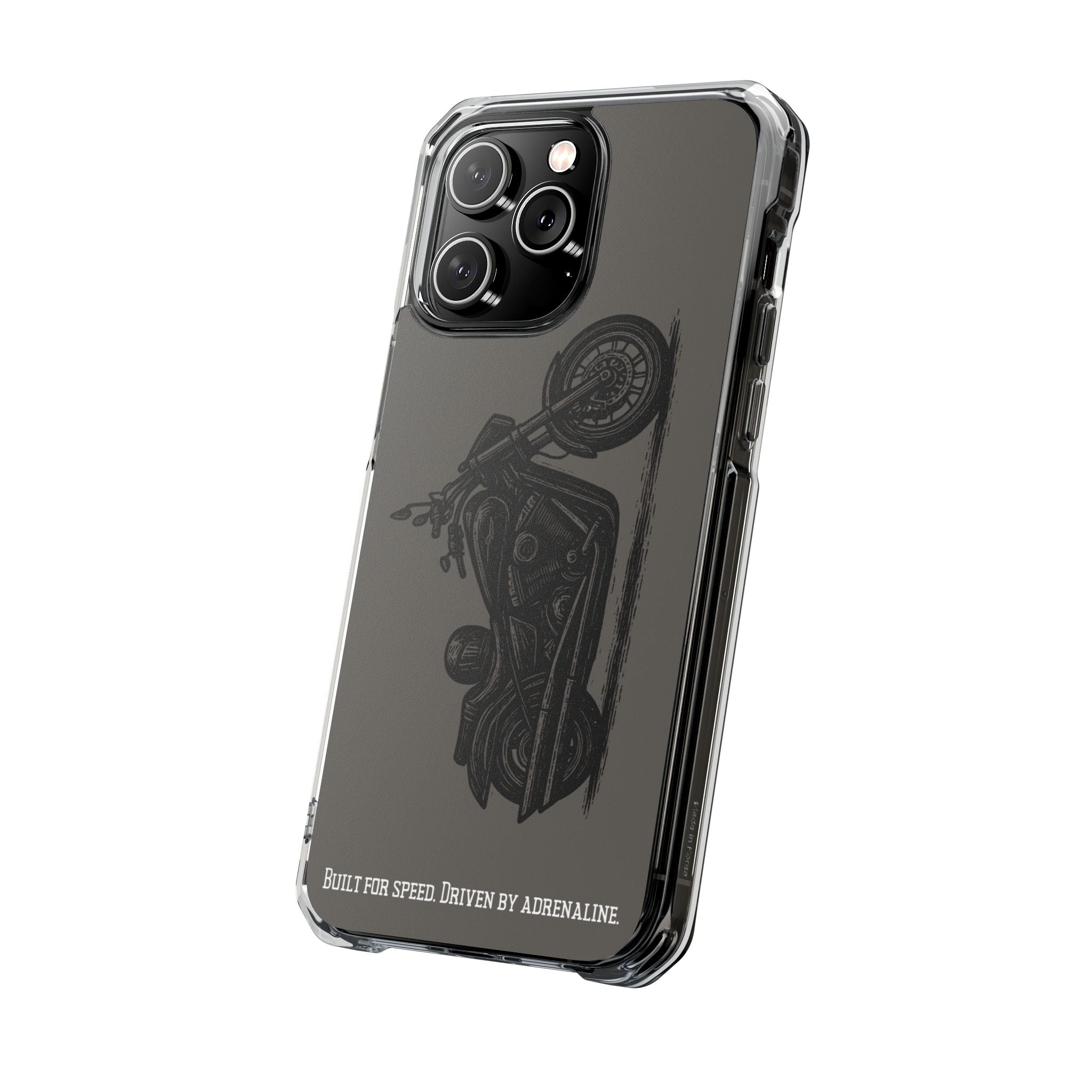 Harley Linocut Phone Case — Clear Magnetic Impact Case