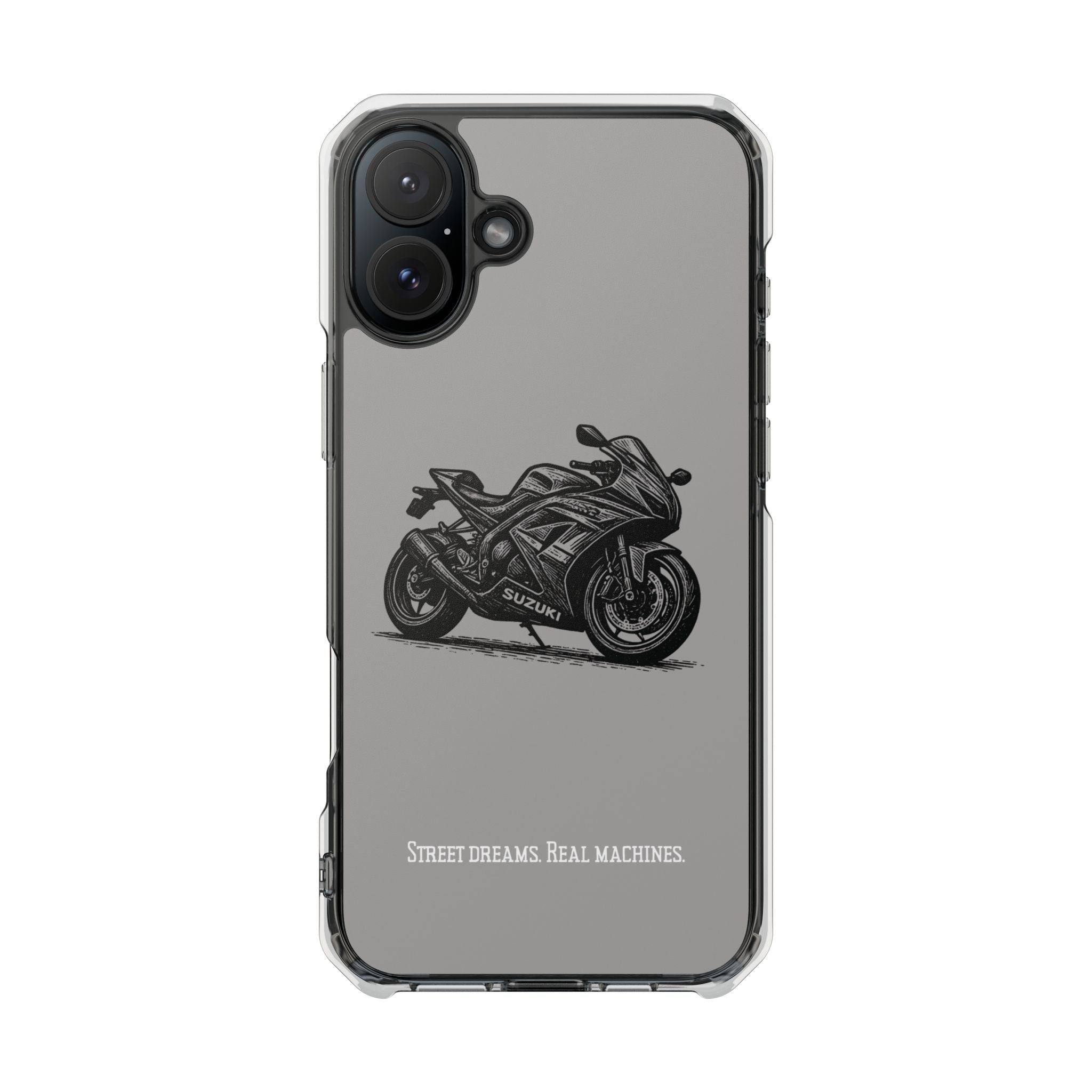 Suzuki Linocut Phone Case — Clear Magnetic Impact Case