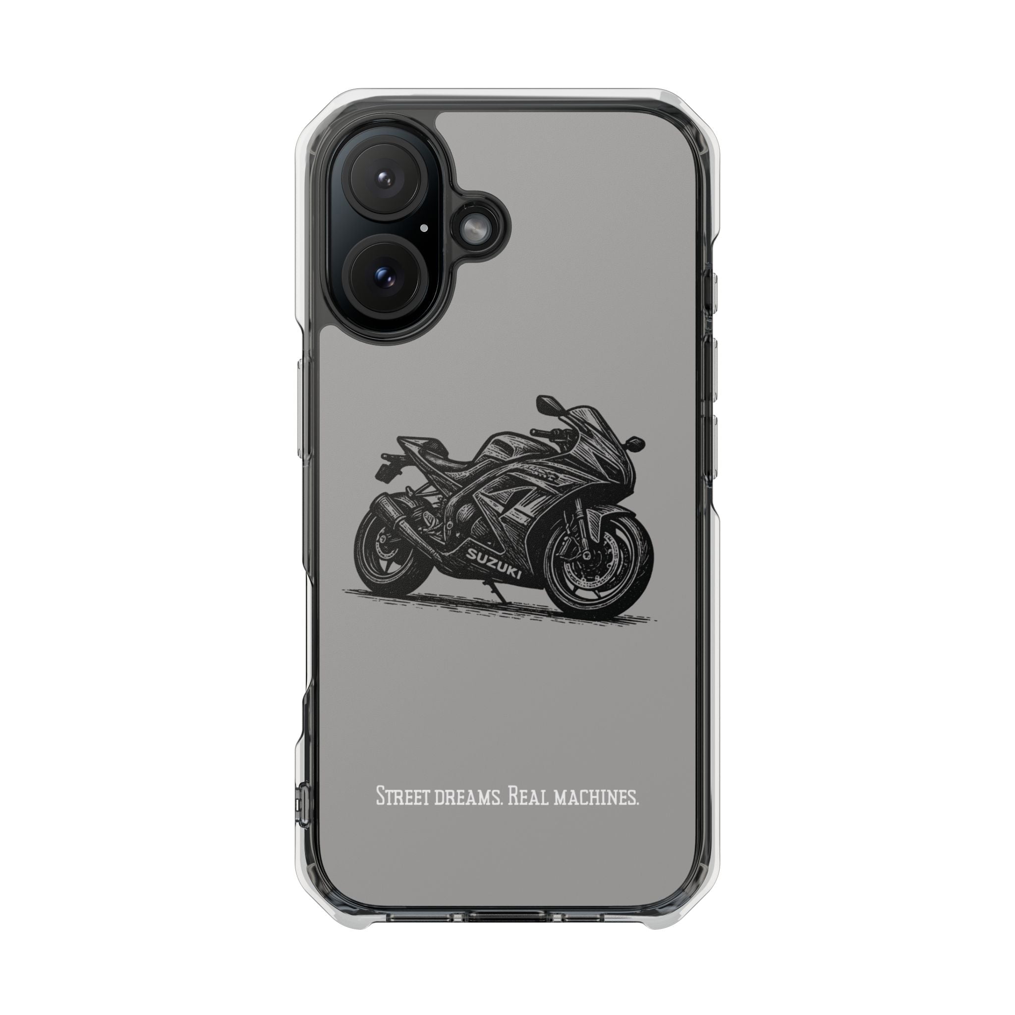 Suzuki Linocut Phone Case — Clear Magnetic Impact Case