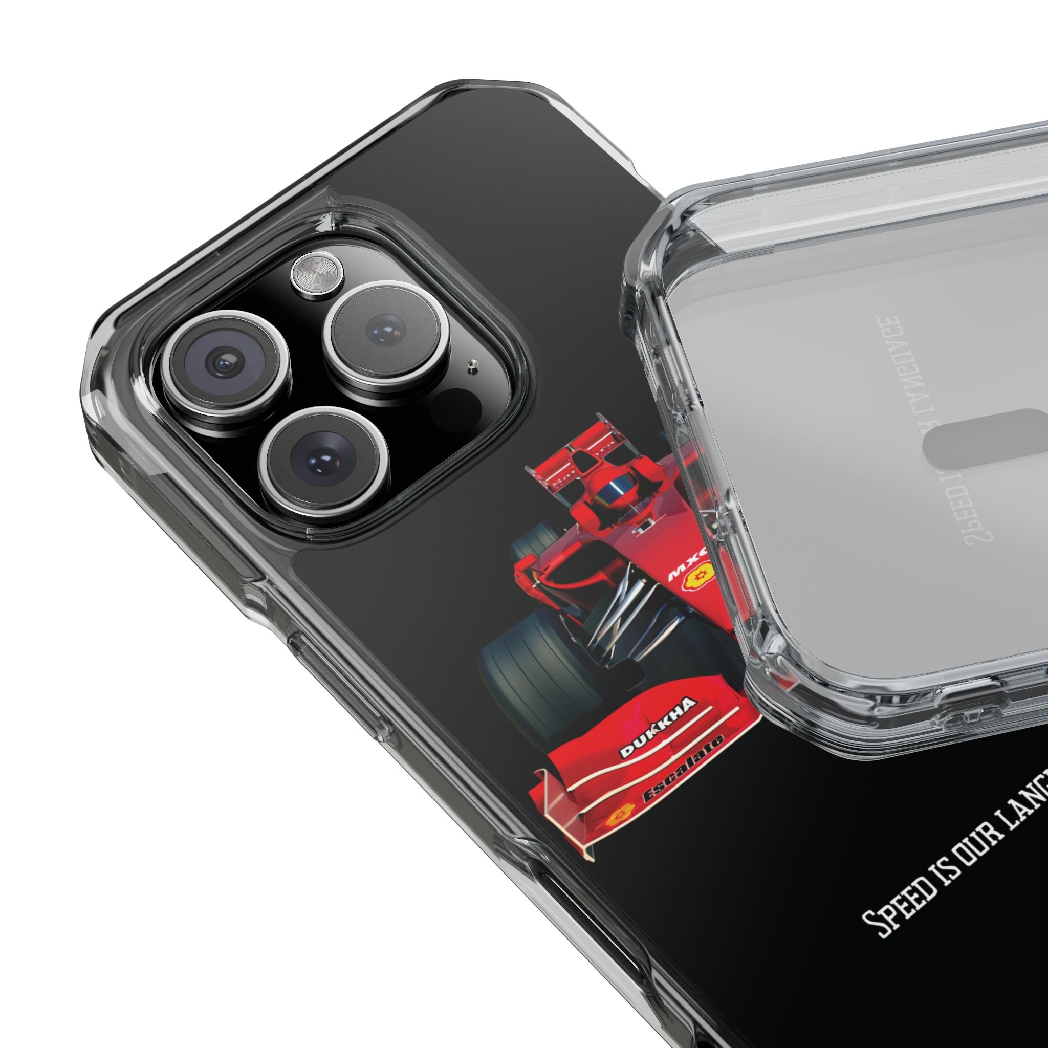Formula 1 Phone Case — Magnetic Clear Impact Case